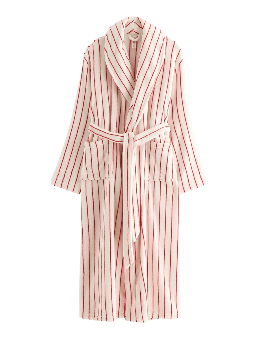 Lindex - Fleece robe - bademäntel - red - 0