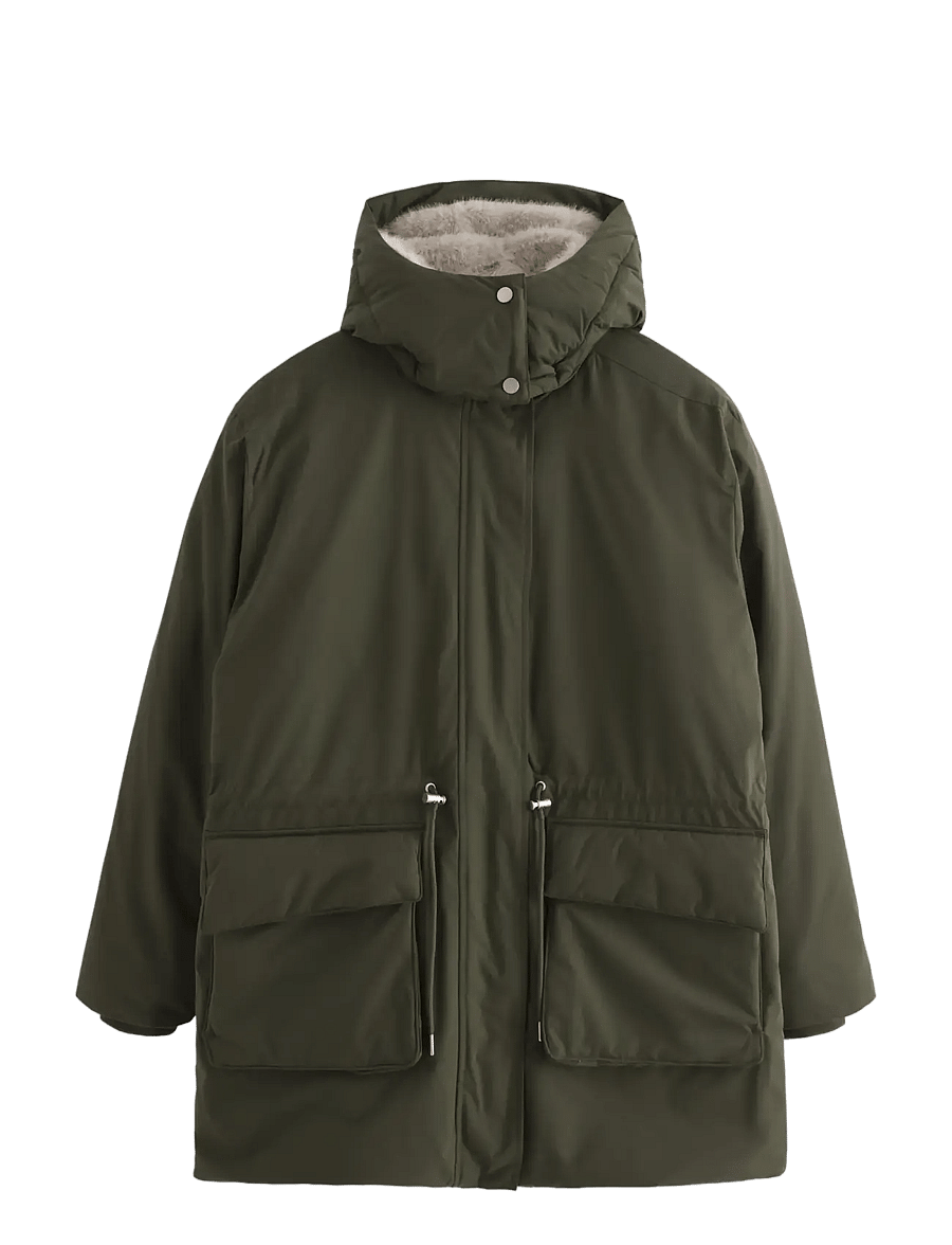Lindex - Padded parka - winterjacken - dark dusty green - 0