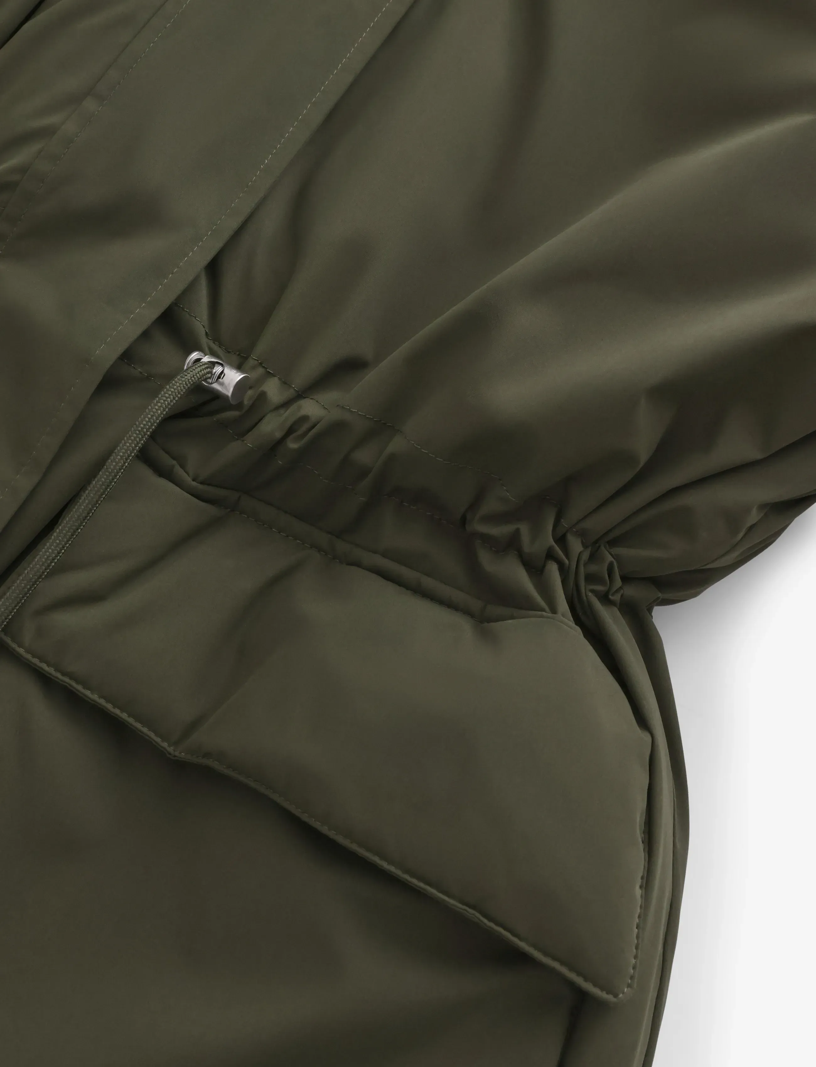 Lindex - Padded parka - winterjacken - dark dusty green - 2