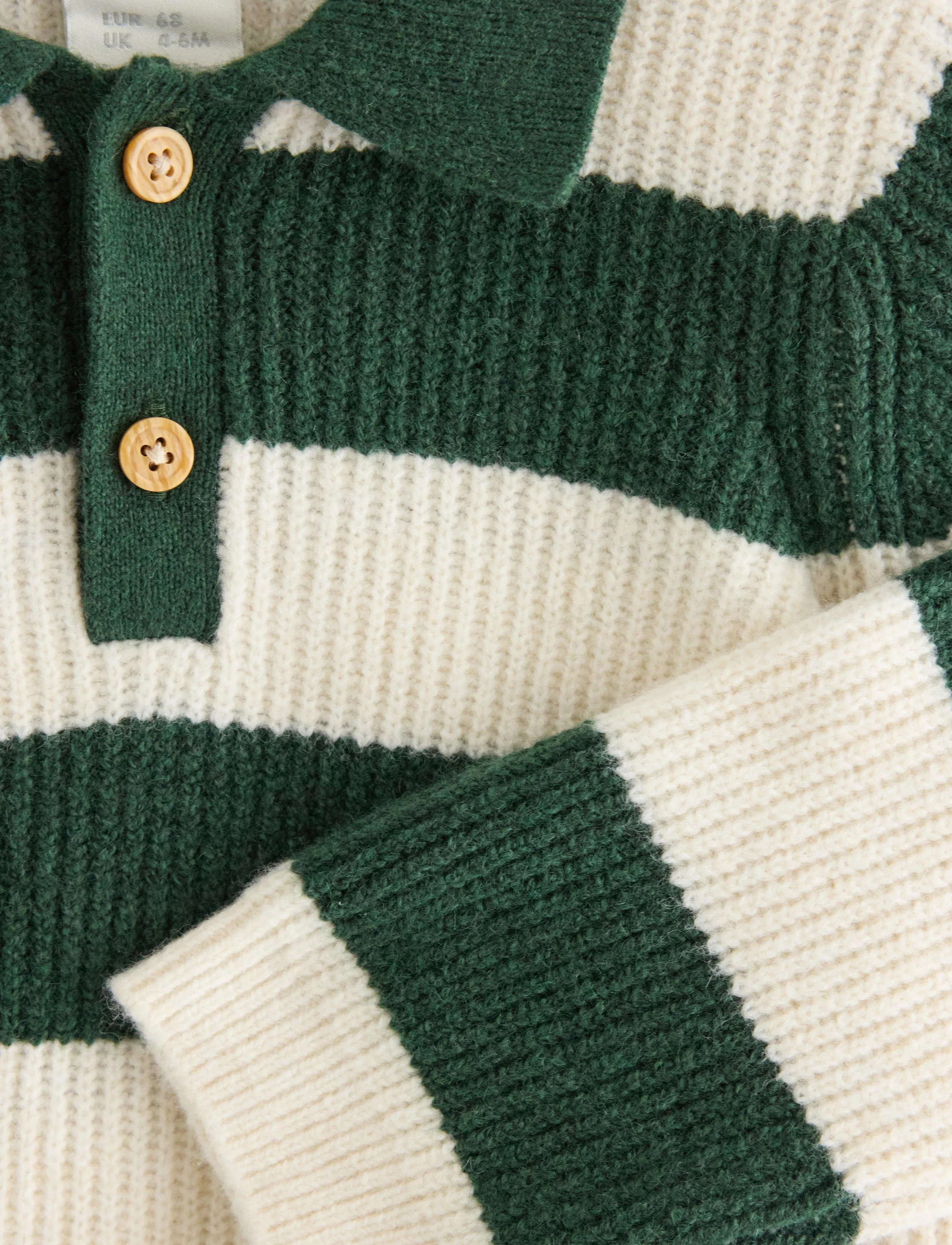 Lindex - Knitted rugby jumper - pullover - light beige - 2