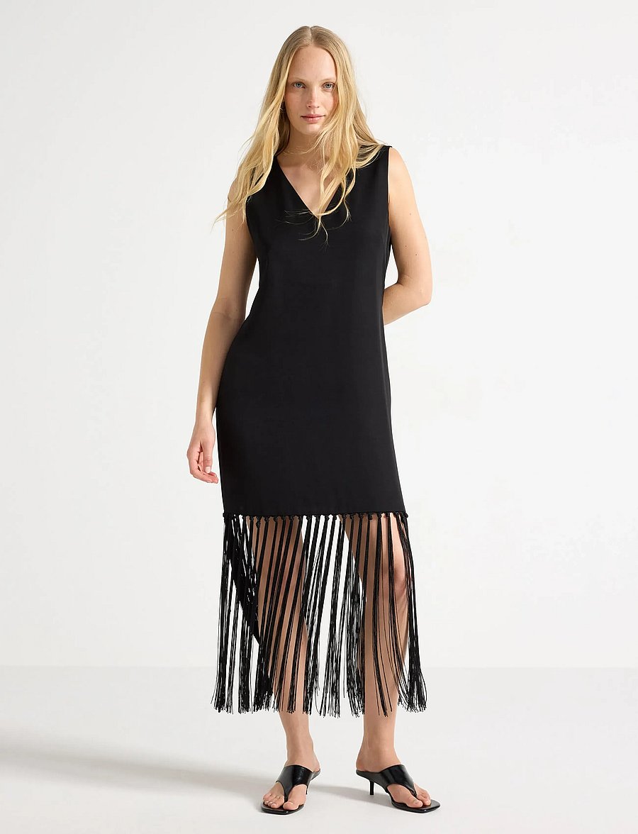 Lindex - Midi dress - midikleider - black - 0