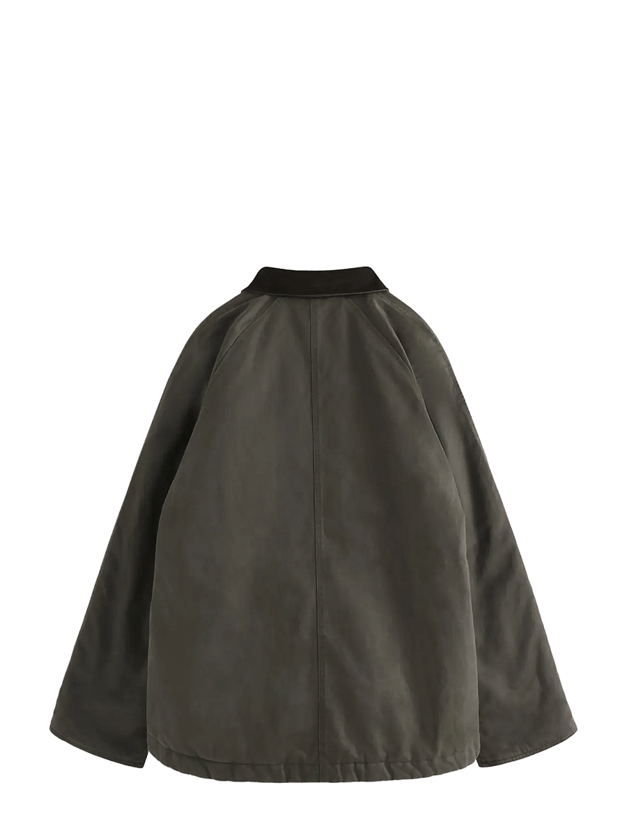 Lindex - Padded jacket with coating - dark dusty green - 1