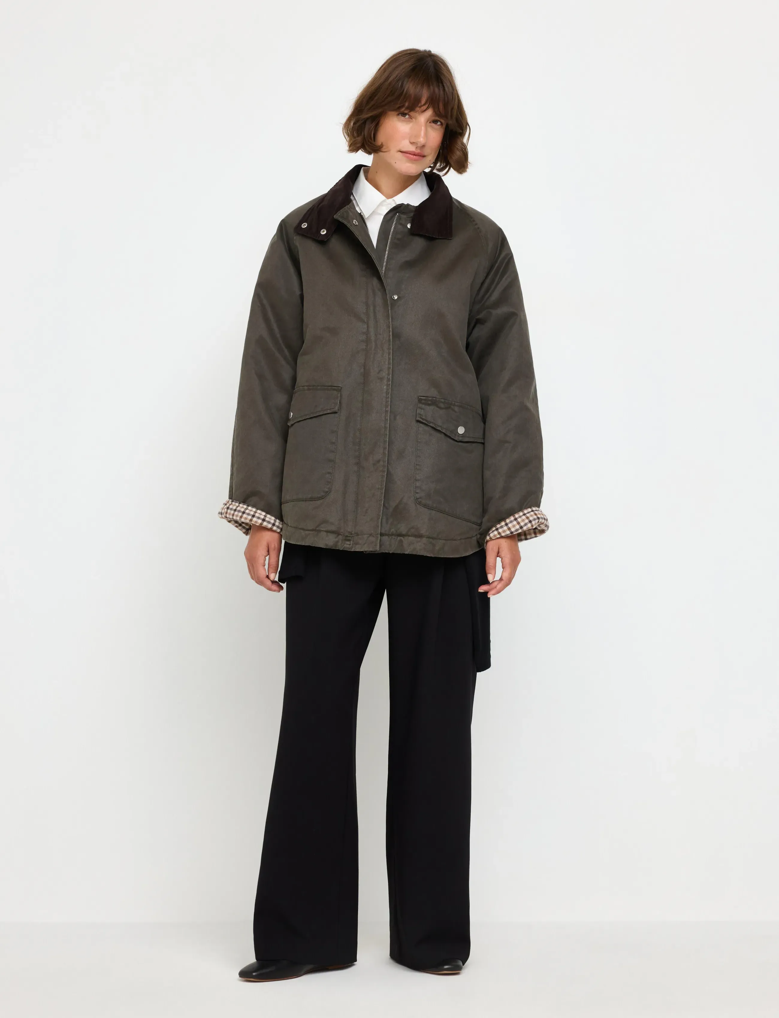 Padded Jacket With Coating