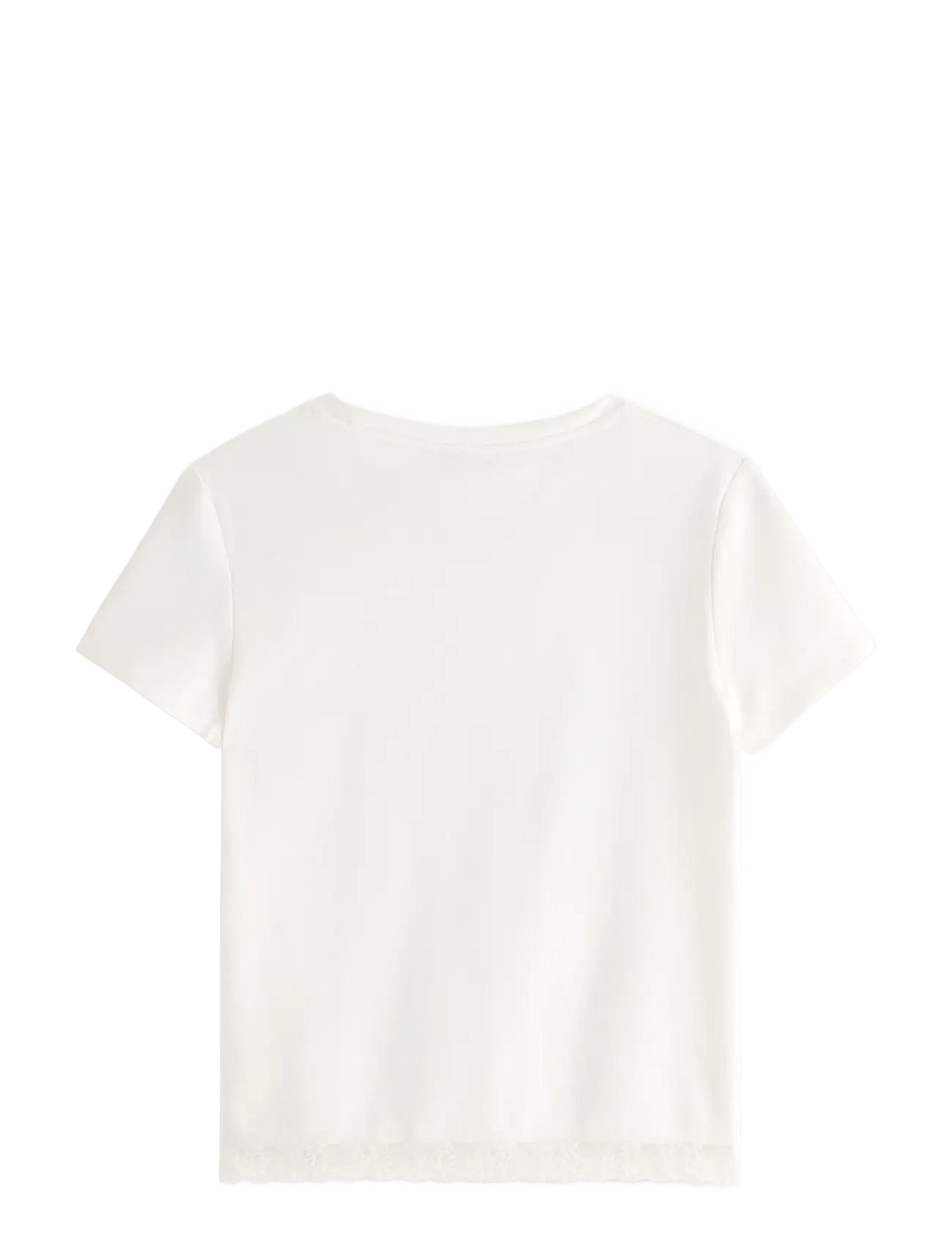 Lindex - Hello Kitty short-sleeved top - off white - 2