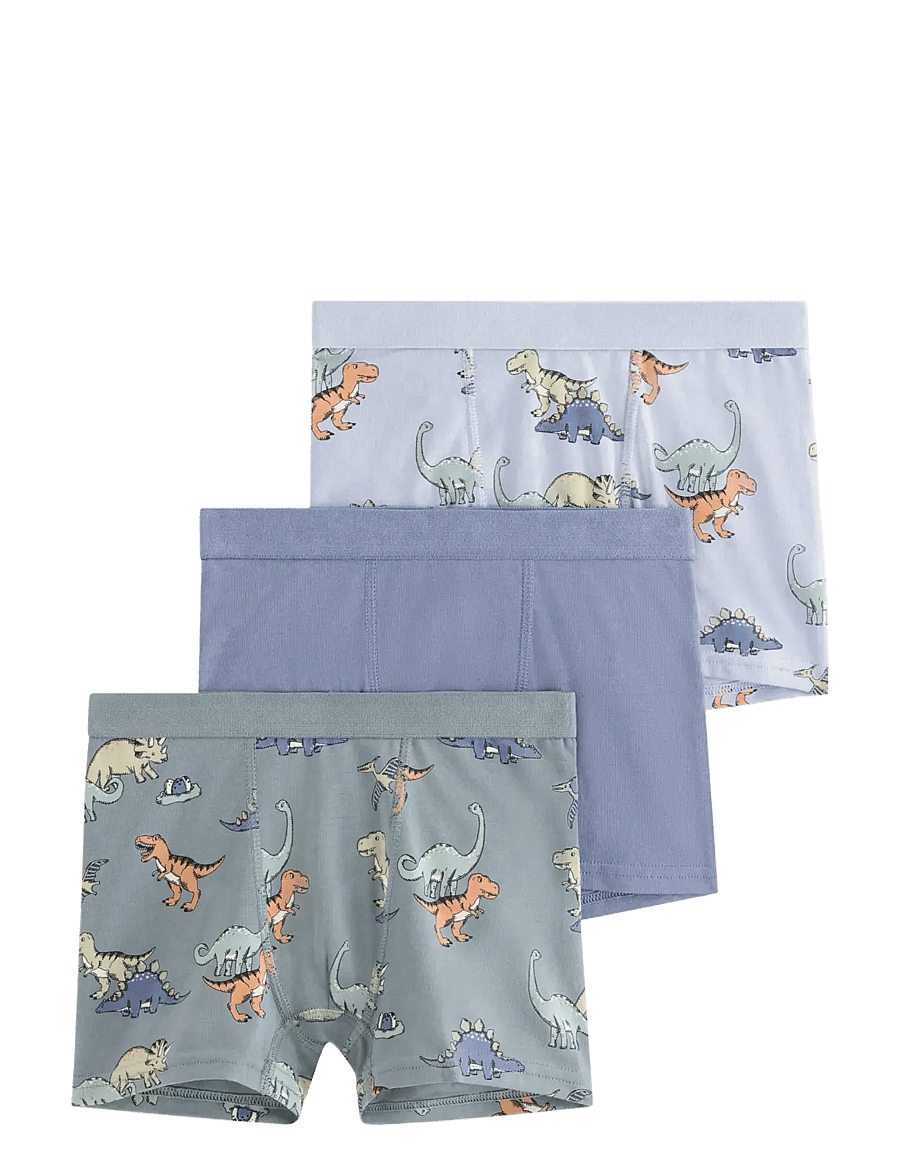 Lindex - 3-pack boxer shorts - kalsonger - light blue - 0
