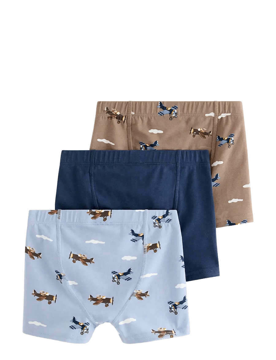 Lindex - 3-pack boxer shorts - light dusty blue - 1