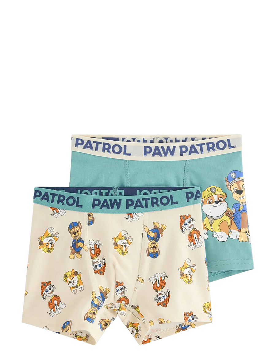Lindex - 2-pack Paw Patrol boxer shorts - underbukser - light turquoise - 0