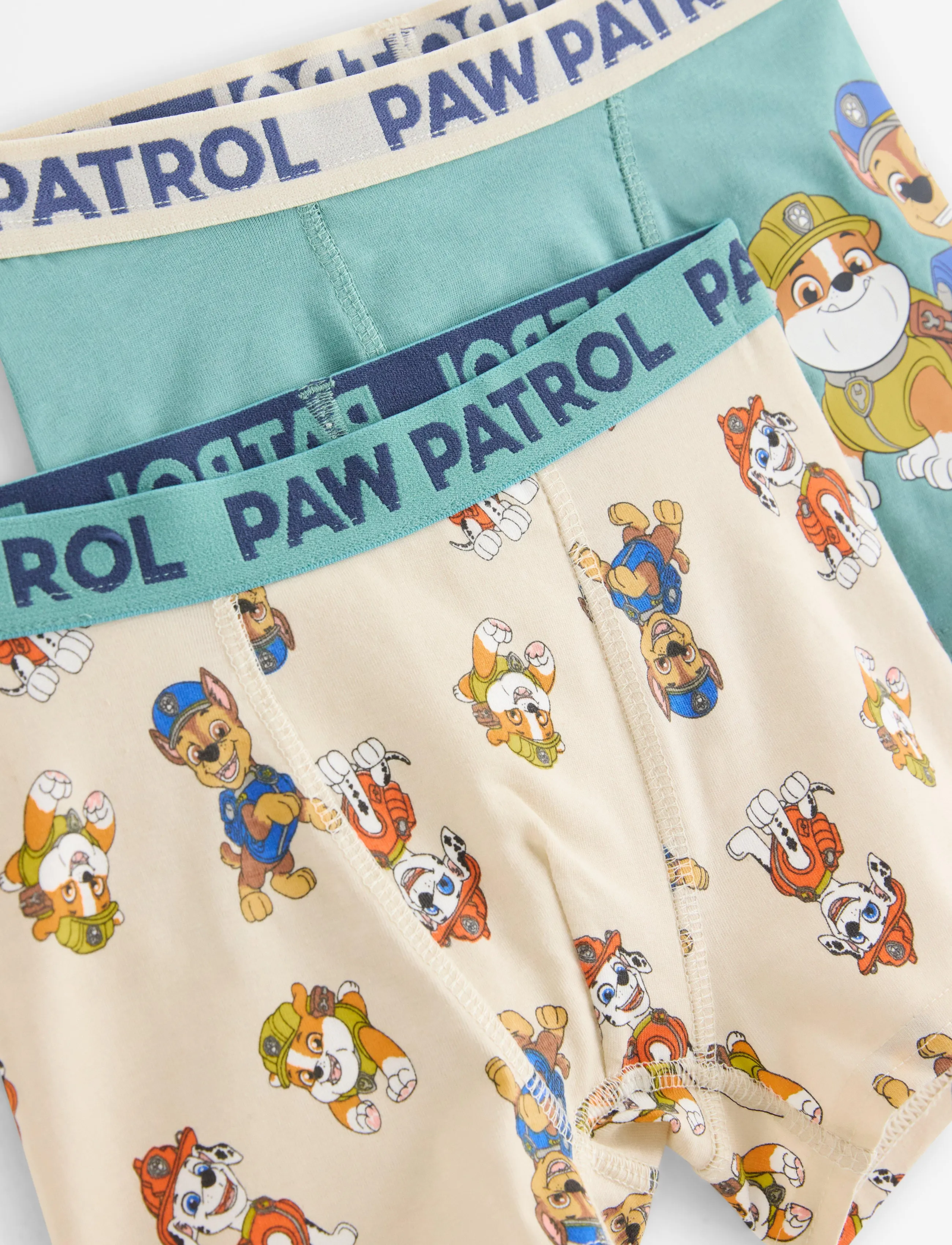 Lindex - 2-pack Paw Patrol boxer shorts - underbukser - light turquoise - 2