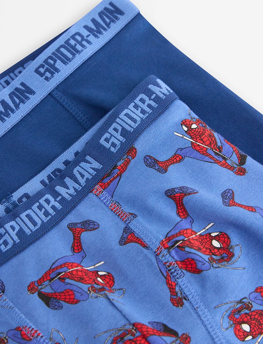 Lindex - 2-pack Spiderman boxer shorts - unterhosen - dark blue - 2