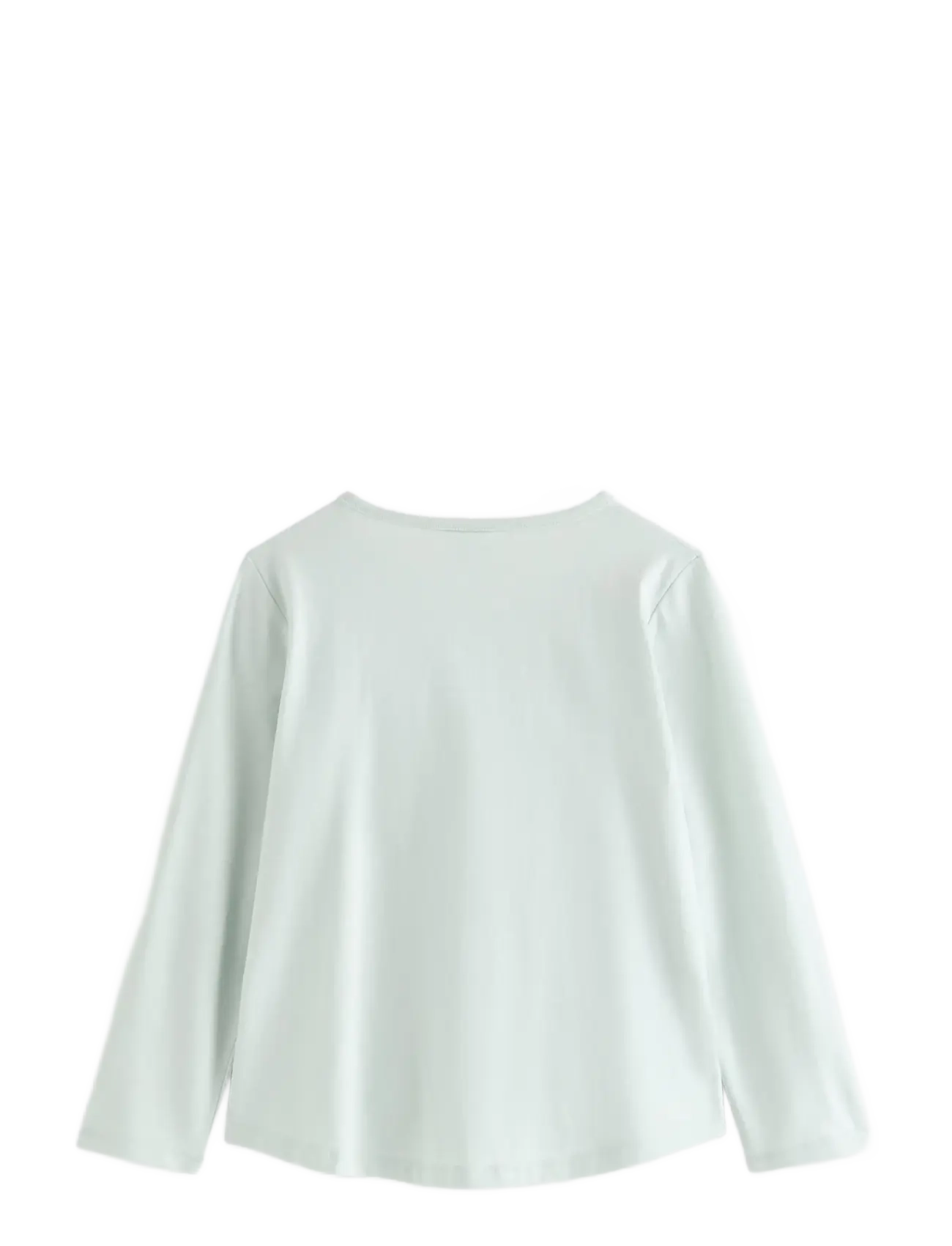 Lindex - Long-sleeved top with cat motif - langærmede t-shirts - light aqua - 2