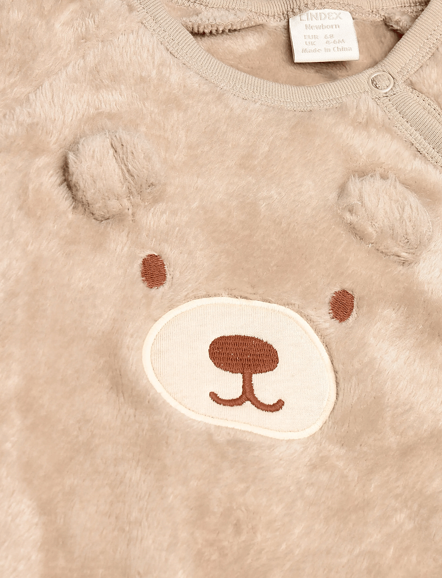 Lindex - Jumpsuit pile w 3d ears and e - kombinesoonid - beige - 2