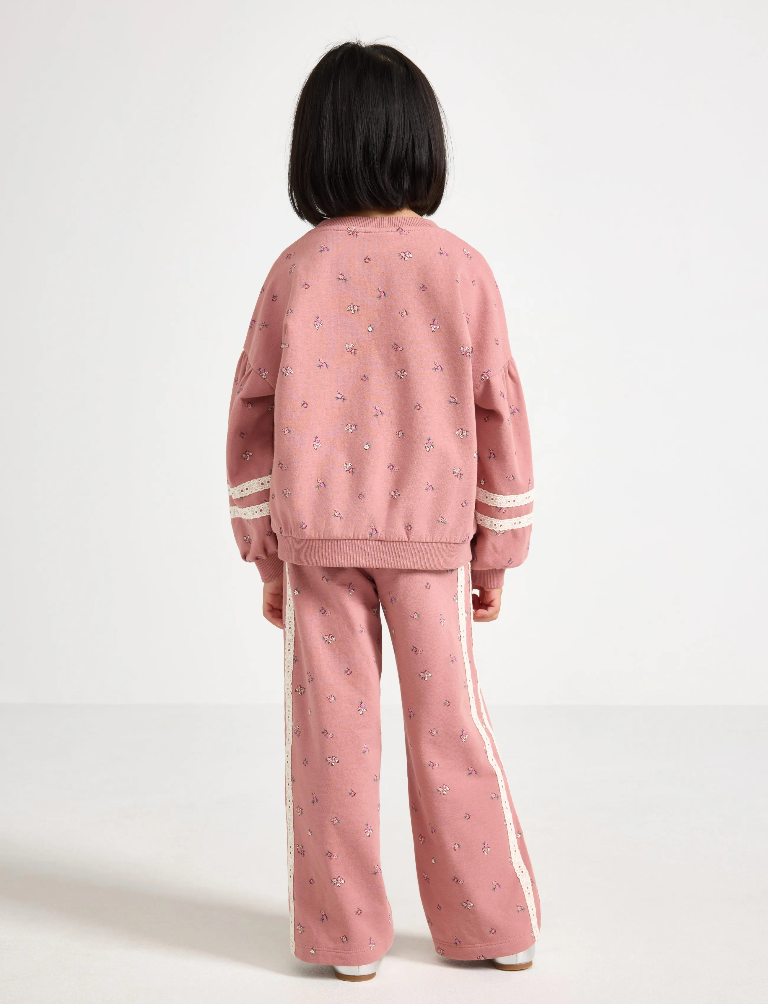 Lindex - Sweatpants with bindings - dusty pink - 3