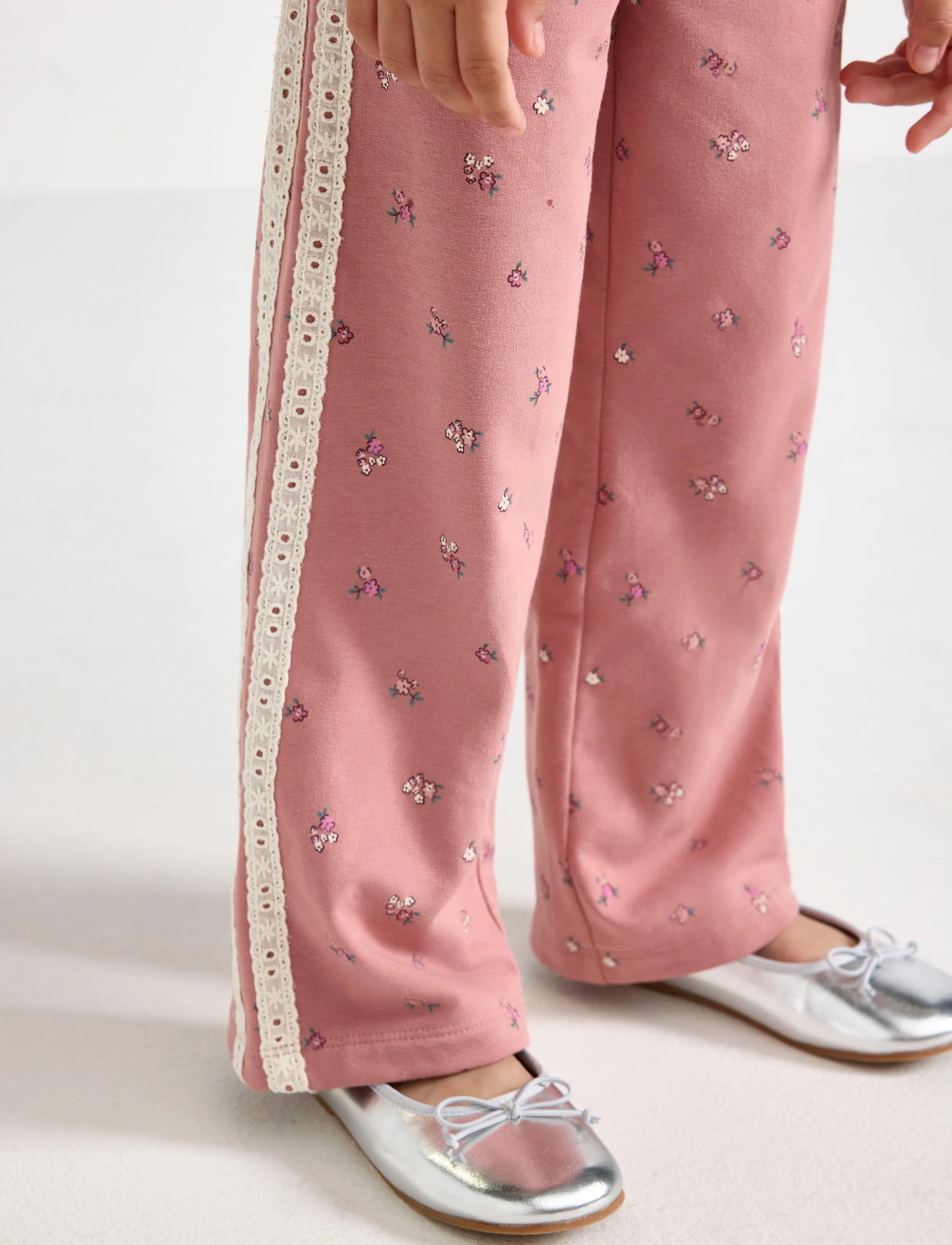 Lindex - Sweatpants with bindings - dusty pink - 4