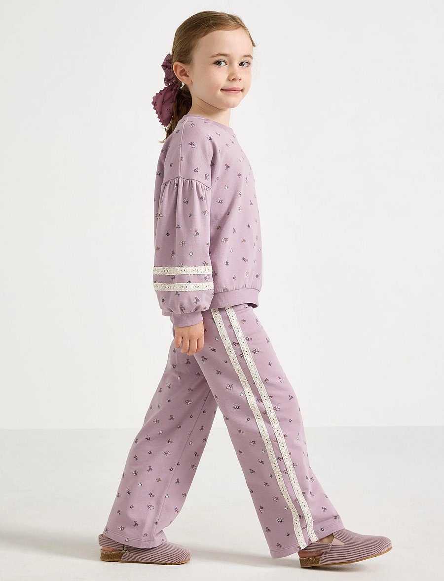 Lindex - Sweatpants with bindings - dressipüksid - light dusty lilac - 0