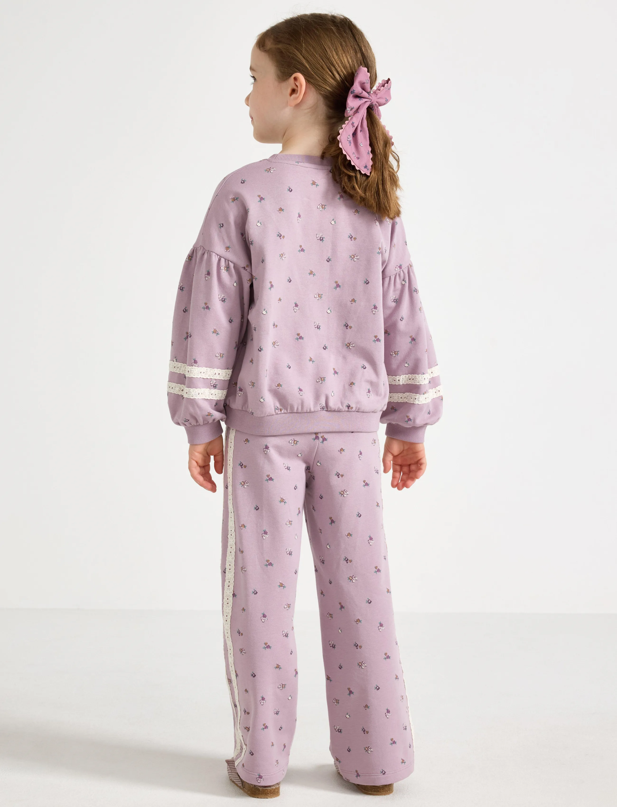 Lindex - Sweatpants with bindings - light dusty lilac - 3