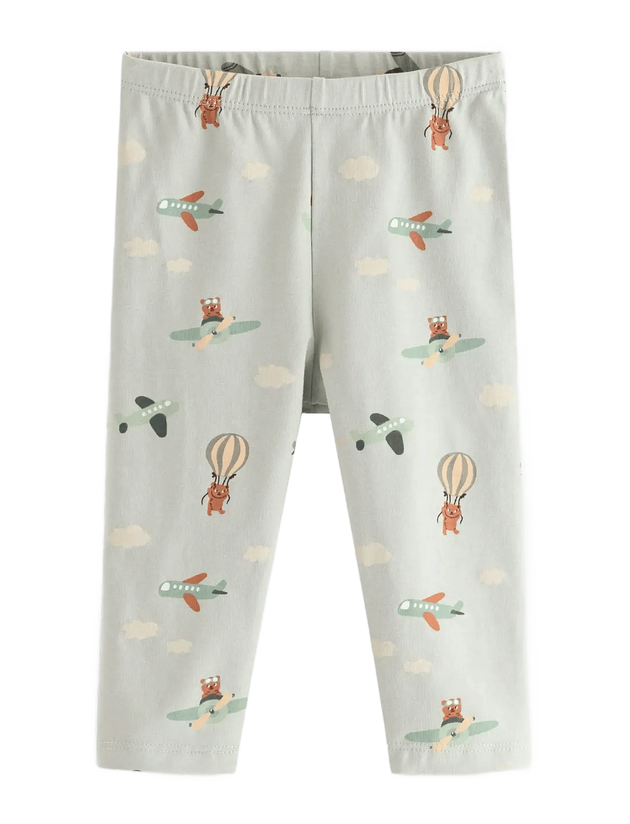 Leggings with airplanes - LIGHT DUSTY