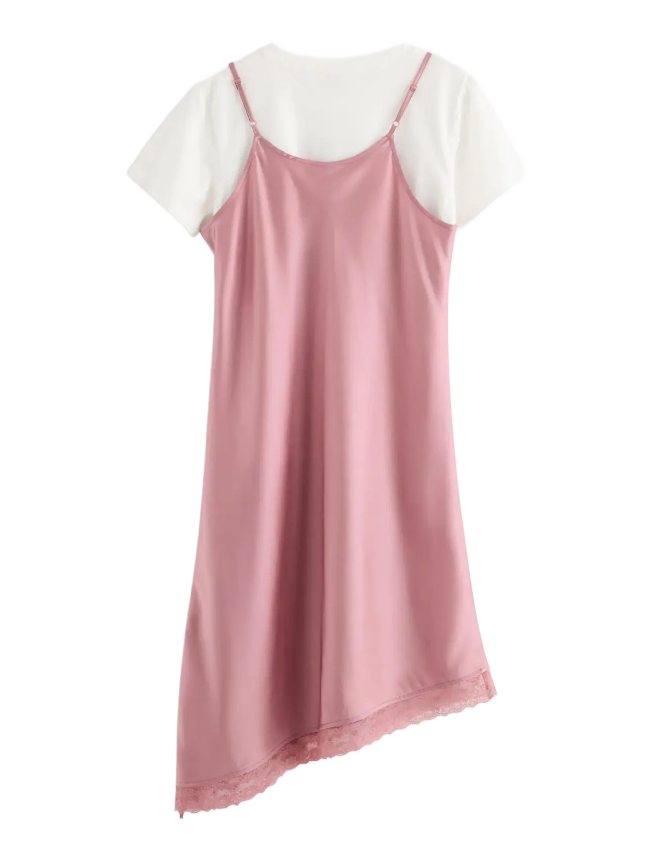 Lindex - Set - dress and t-shirt - komplektid lühikeste varrukatega t-särgiga - dusty lilac - 2