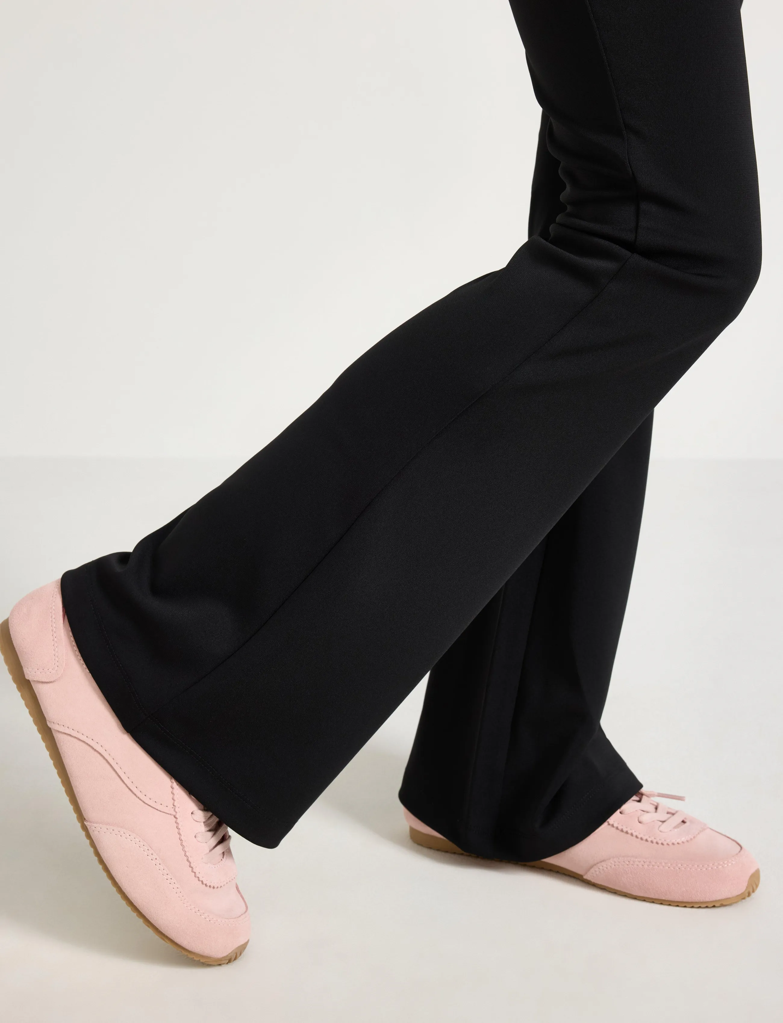 Lindex - Jersey trousers with skirt - black - 4
