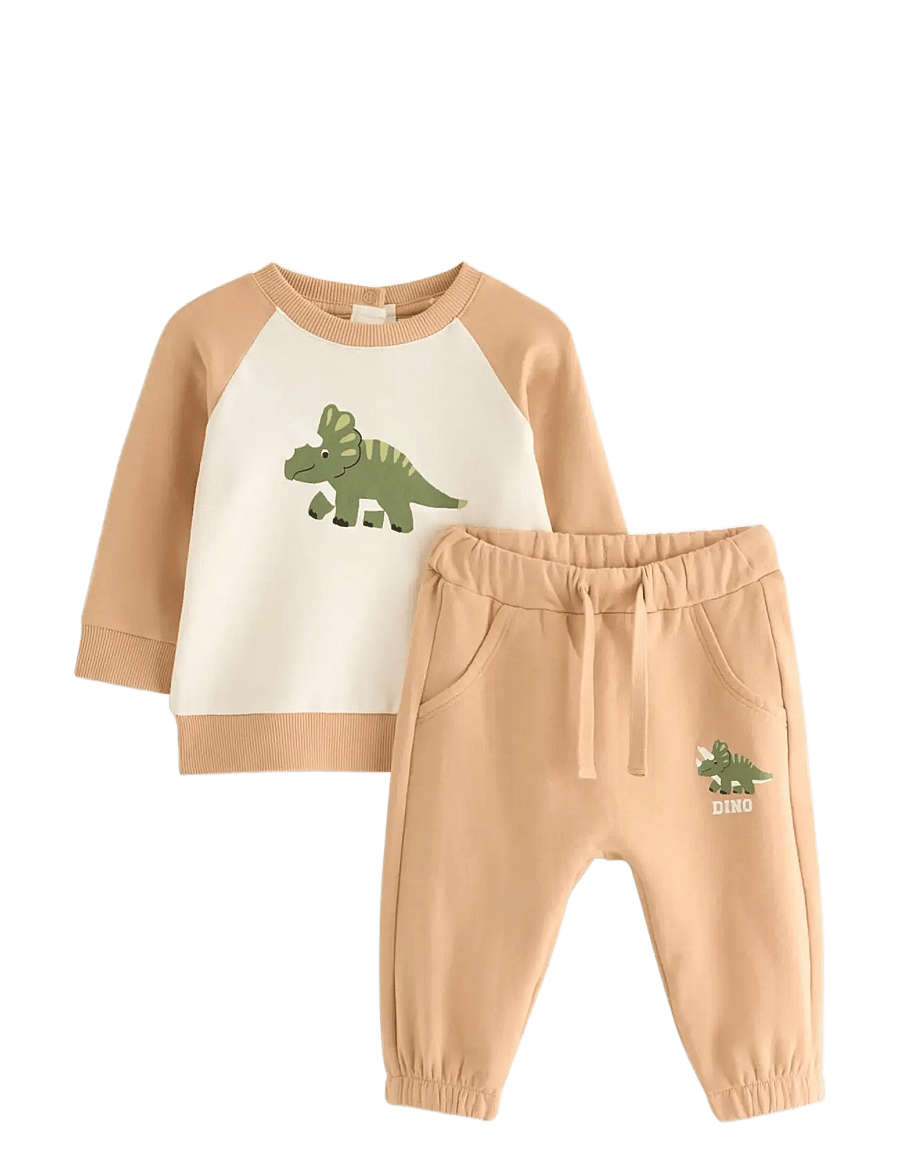 Lindex - Set with sweater and joggers - spordidressid - beige - 0