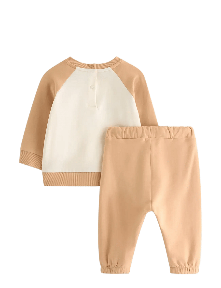 Lindex - Set with sweater and joggers - spordidressid - beige - 1