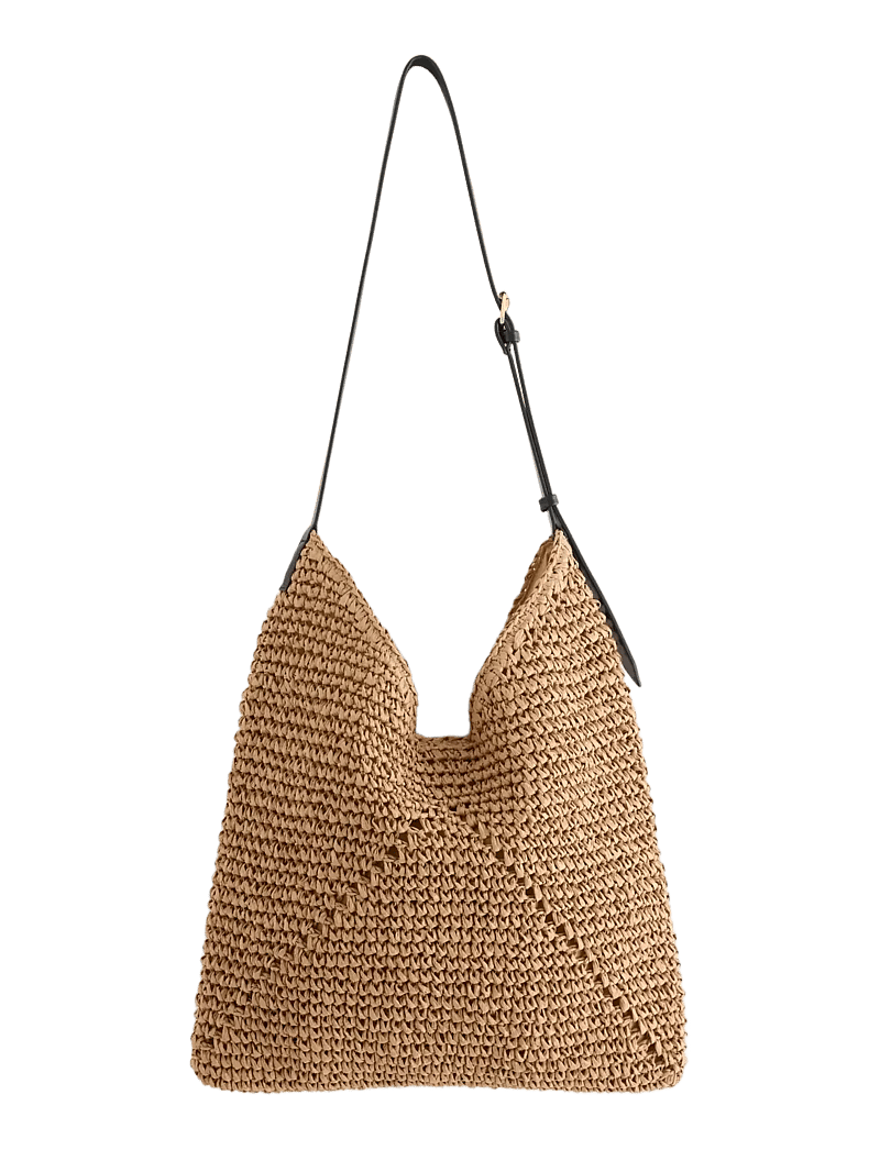 Lindex - Bag in paper straw - mode trends - beige - 1