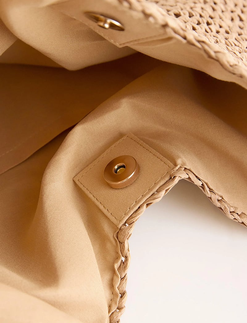 Lindex - Bag in paper straw - mode trends - beige - 2