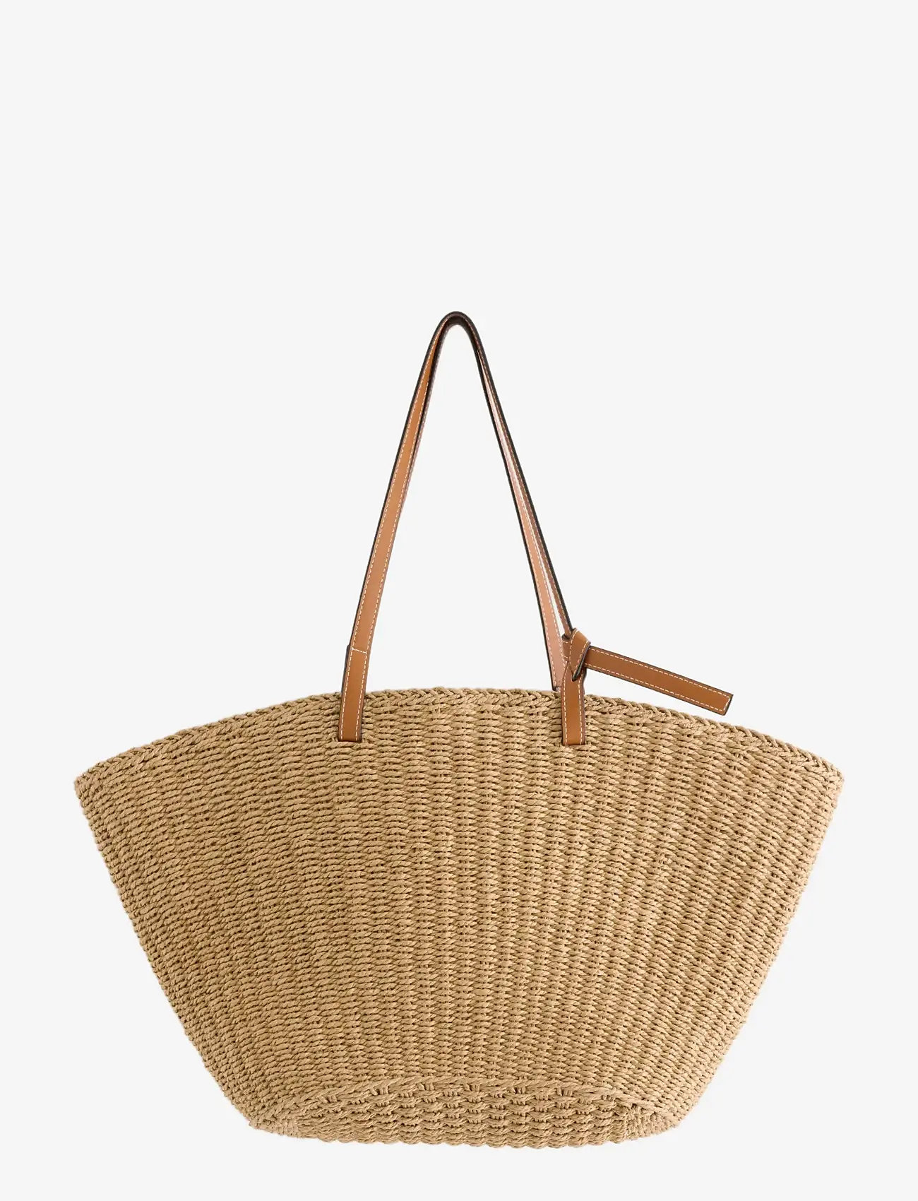 Lindex - Bag in paper straw - sacs en toile - beige - 0