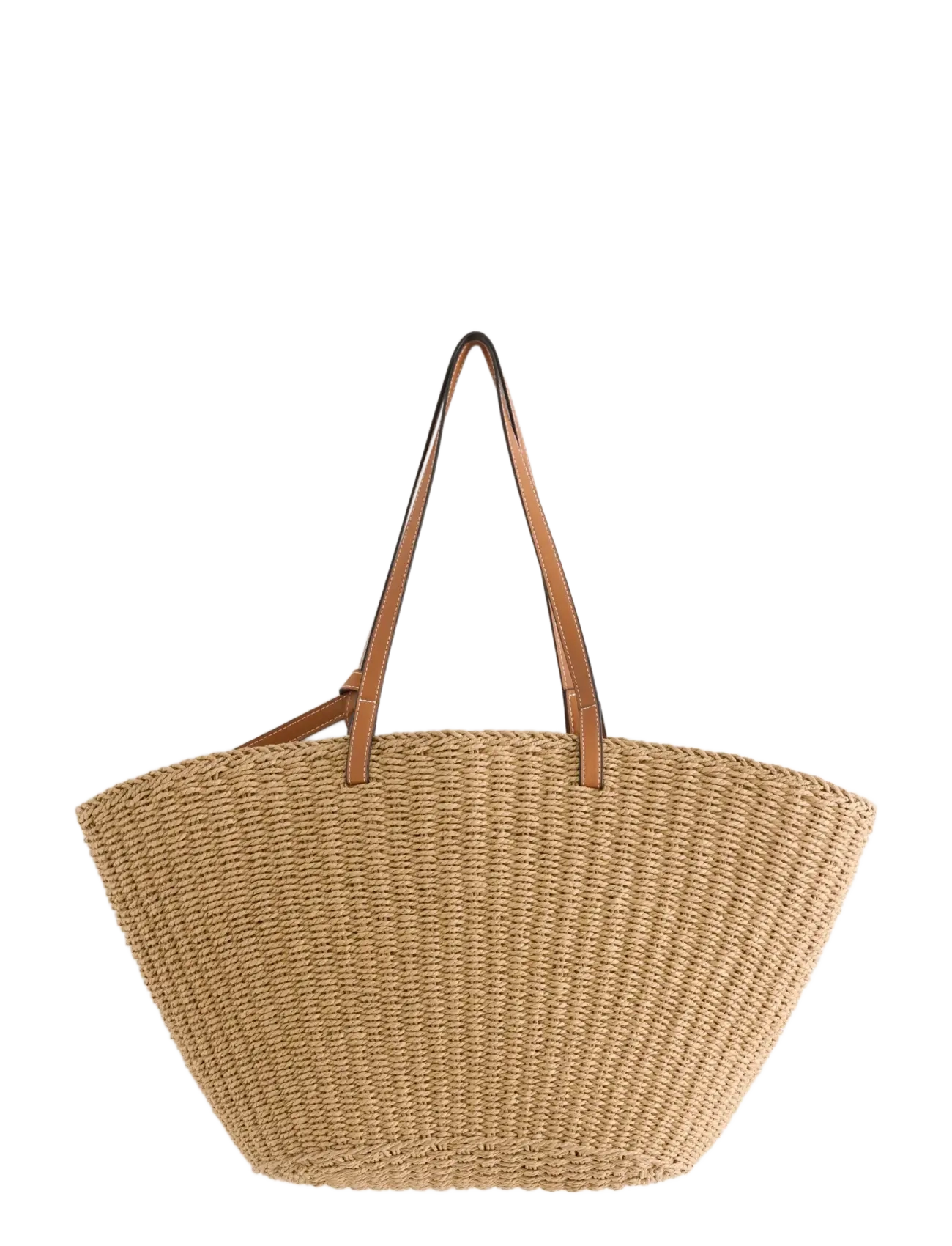Lindex - Bag in paper straw - tote-stiilis kotid - beige - 1