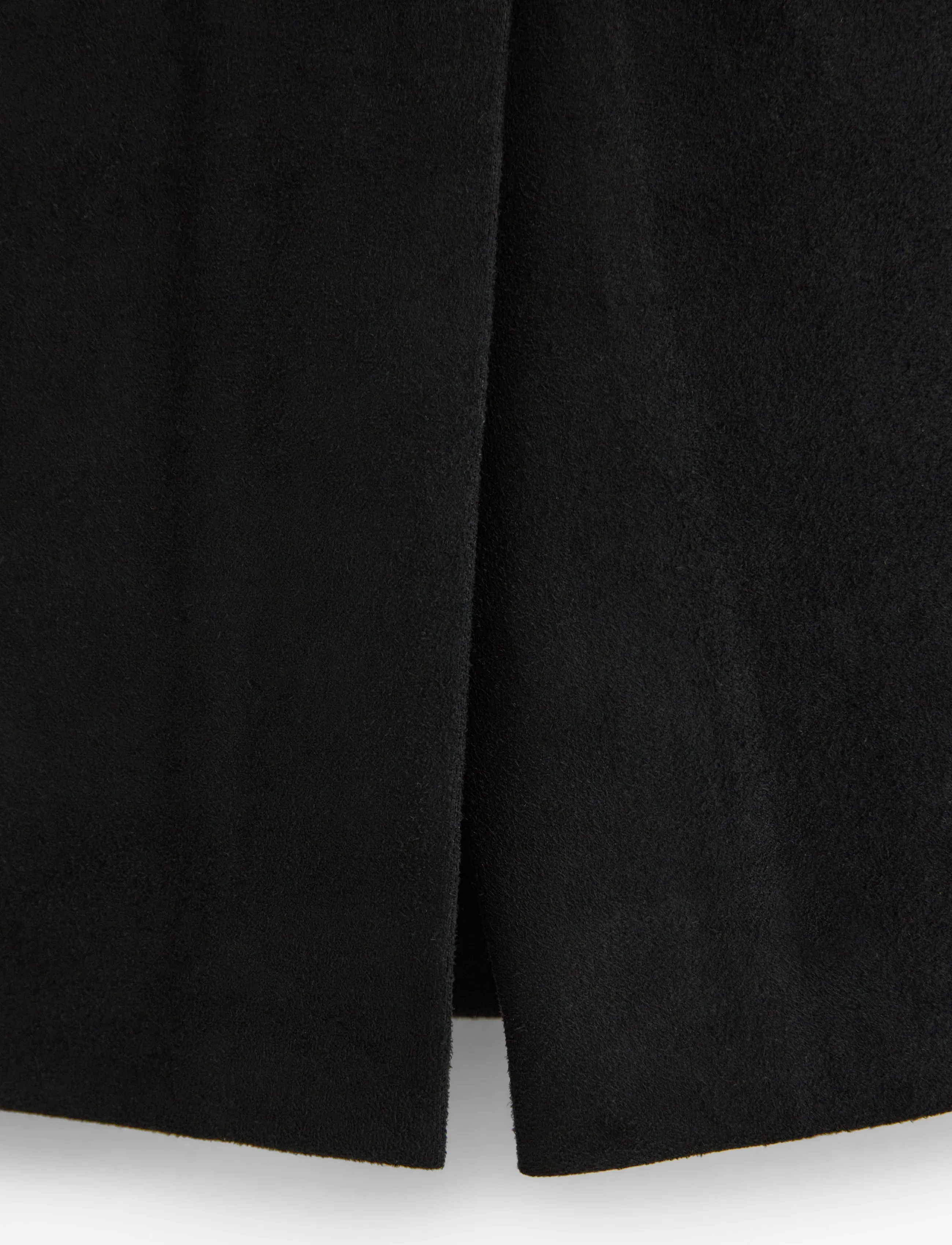 Lindex - Midi skirt in imitation suede - midi kjolar - black - 5