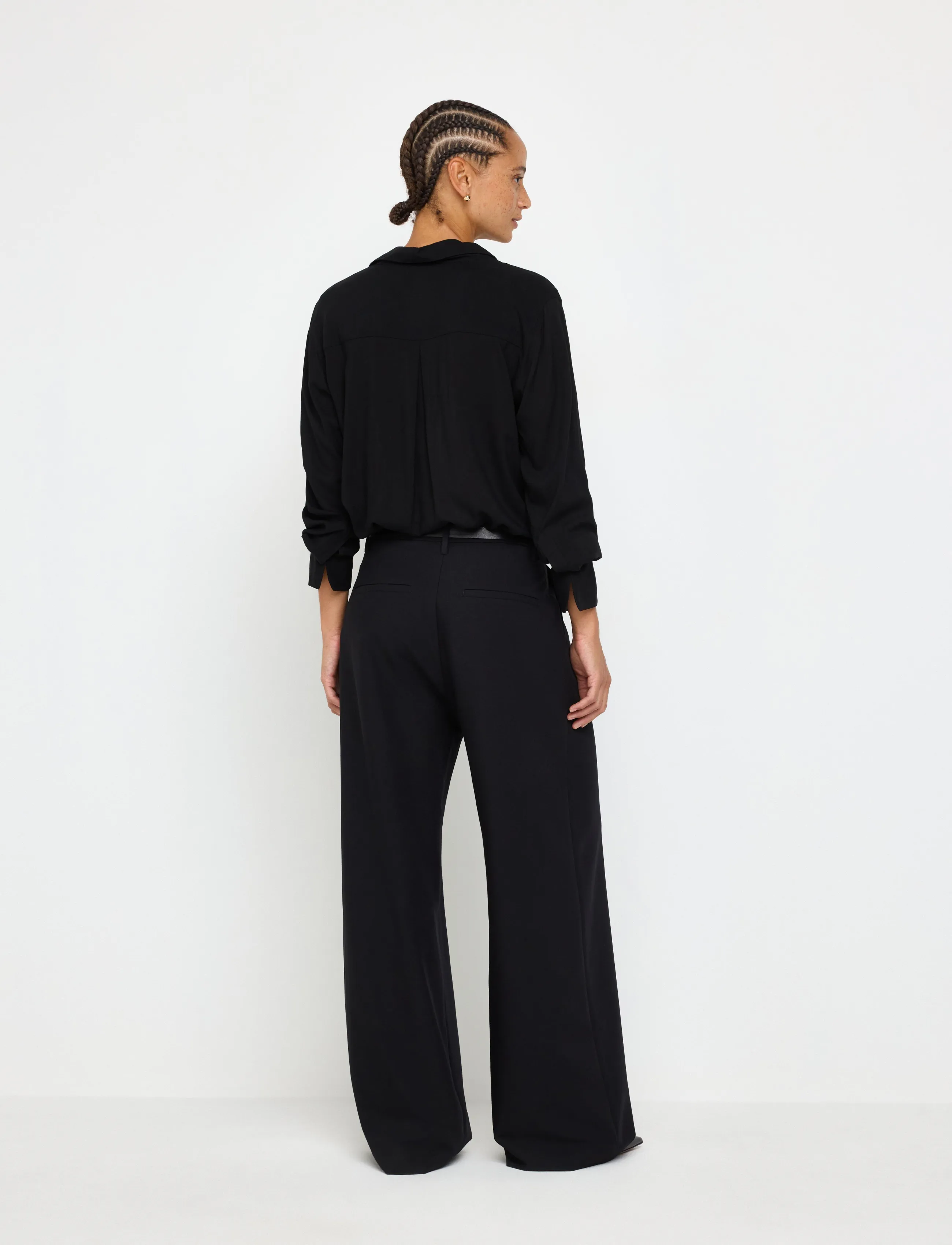 Lindex Wide Trousers With Mid Waist byxor dam – bild 2