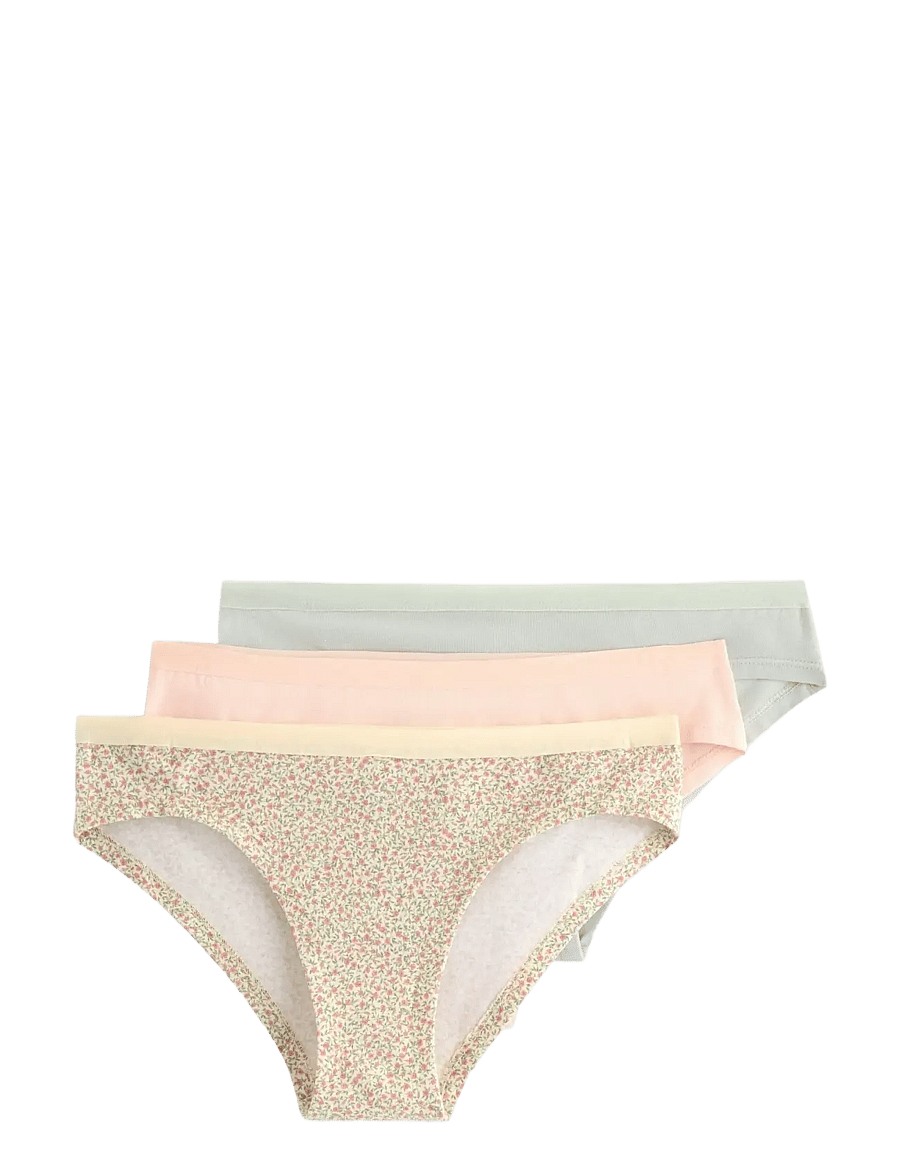 Lindex - 3-pack briefs with low waist - briefs - dusty white - 1