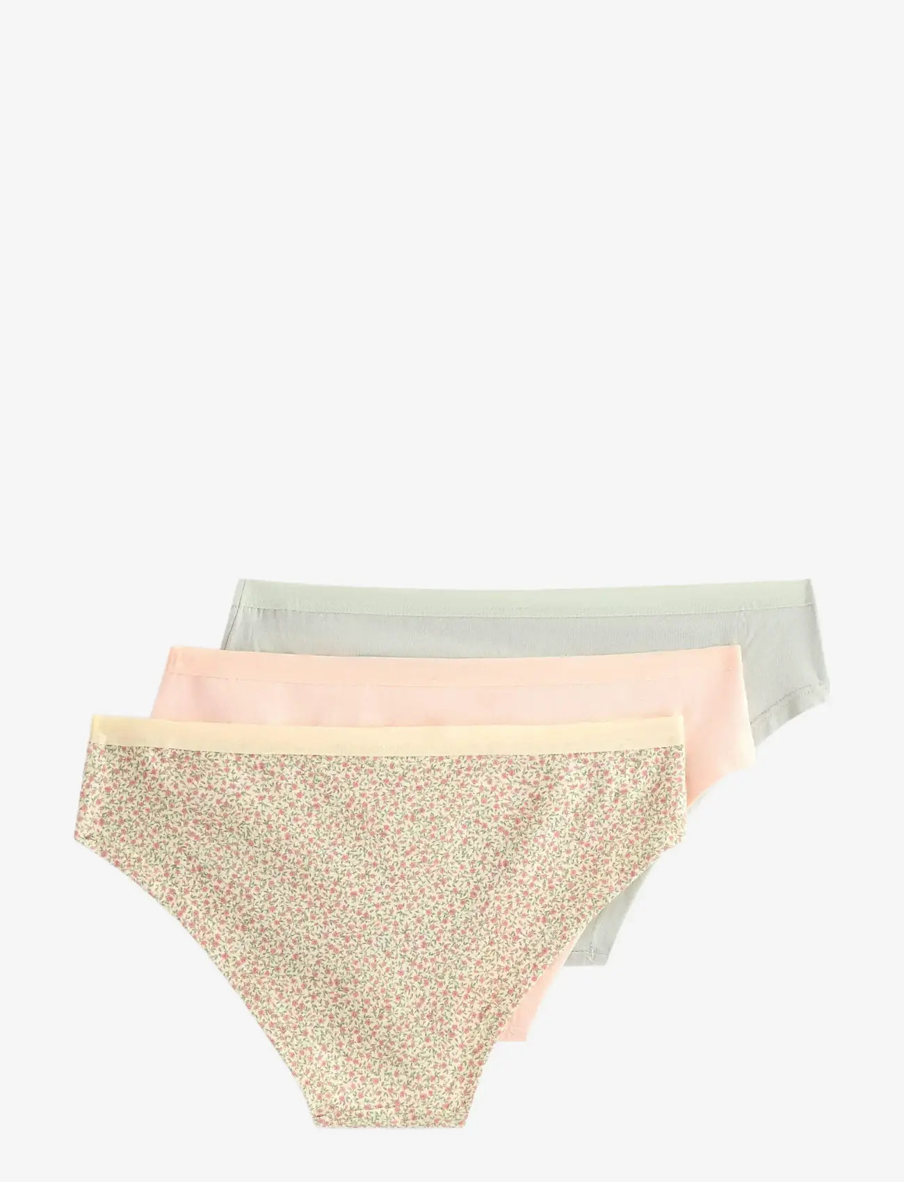 Lindex - 3-pack briefs with low waist - briefs - dusty white - 2