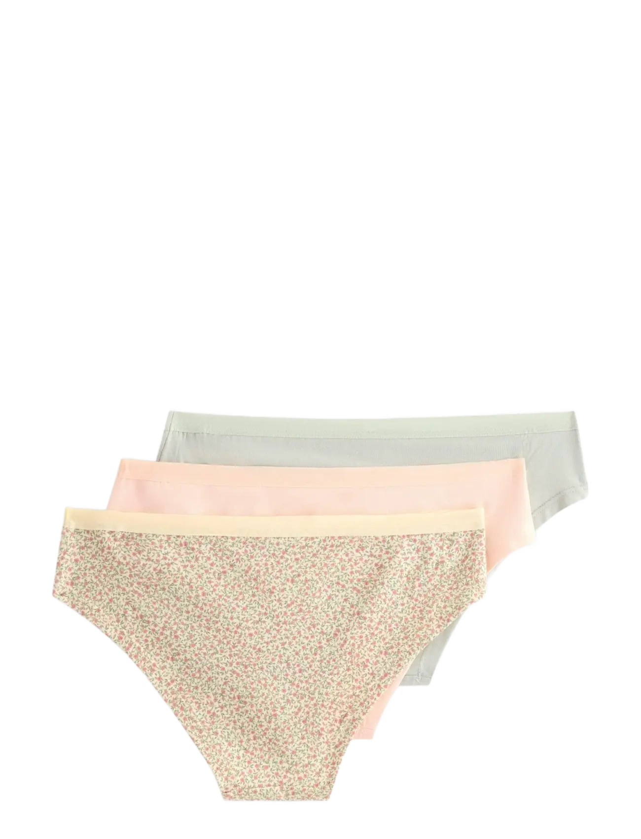 Lindex - 3-pack briefs with low waist - briefs - dusty white - 2