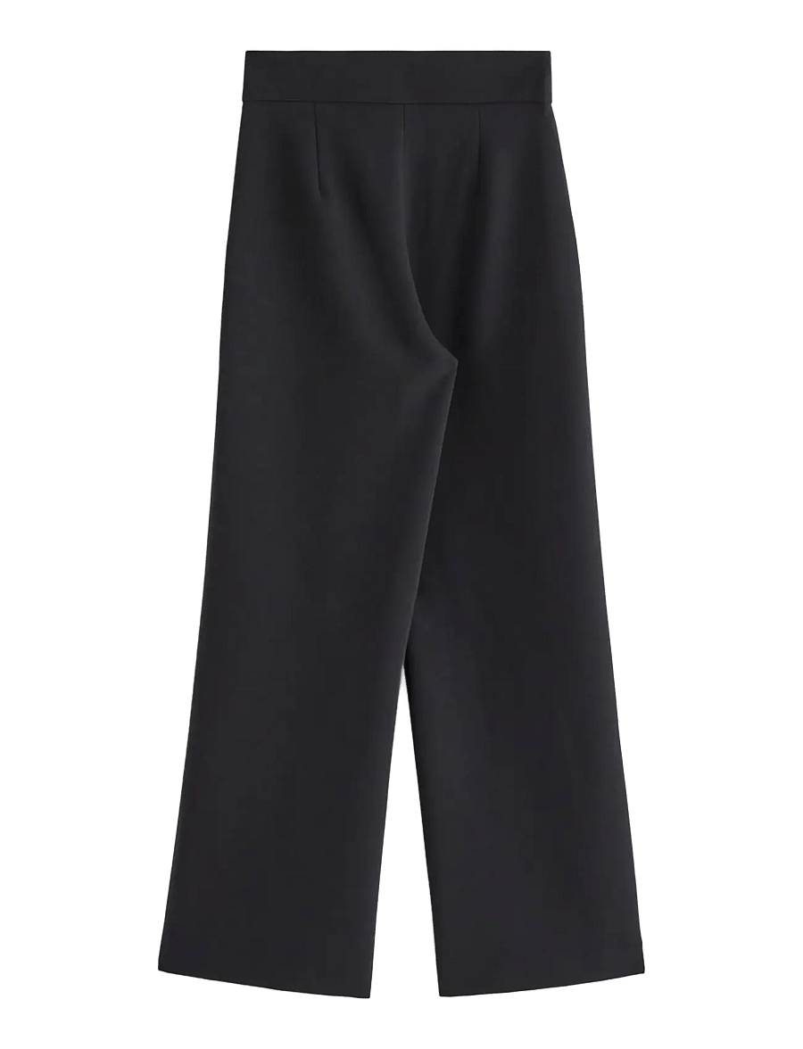Lindex - Lykke wide trousers - hosen mit weitem bein - black - 2