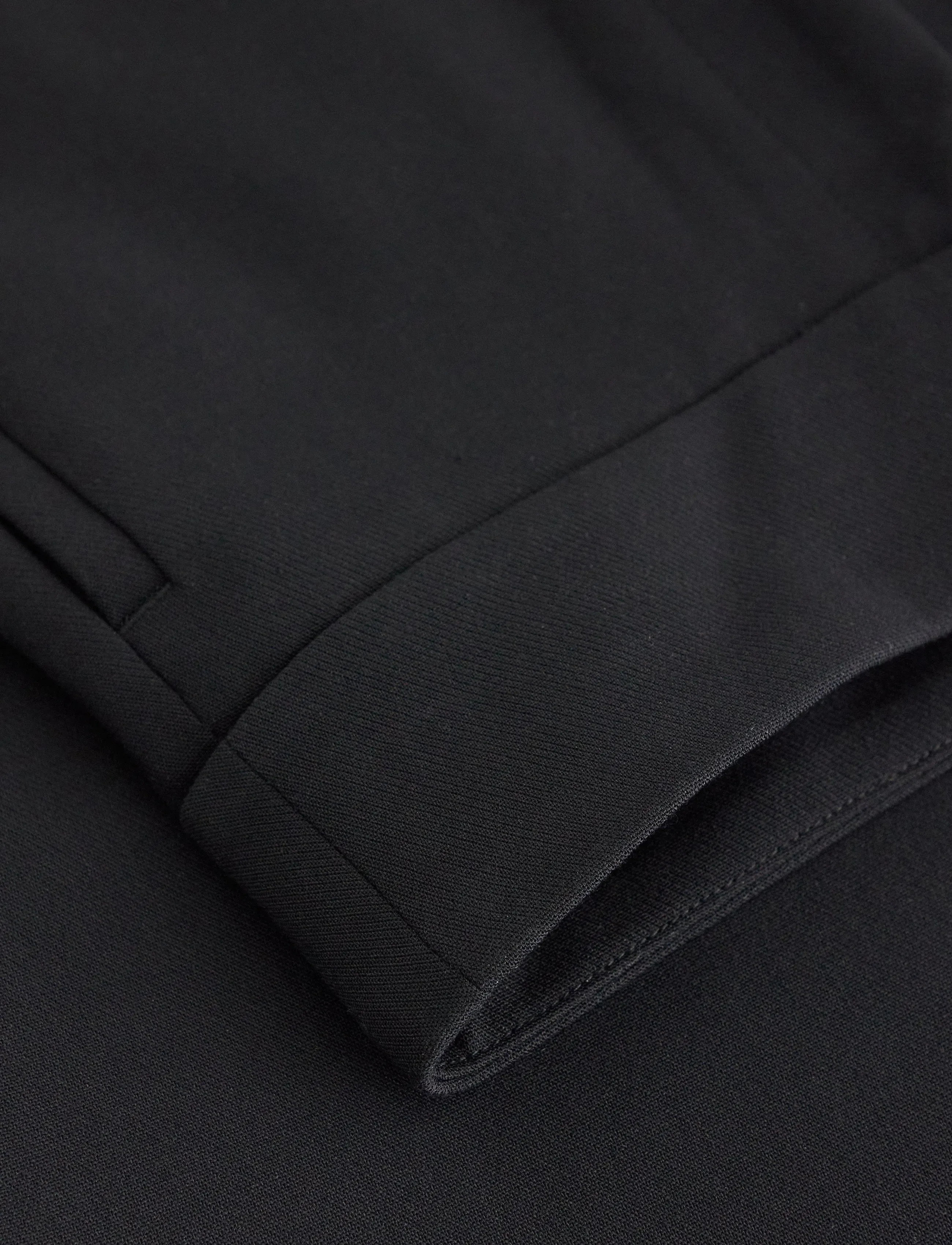 Lindex - Lykke wide trousers - bukser med brede ben - black - 5