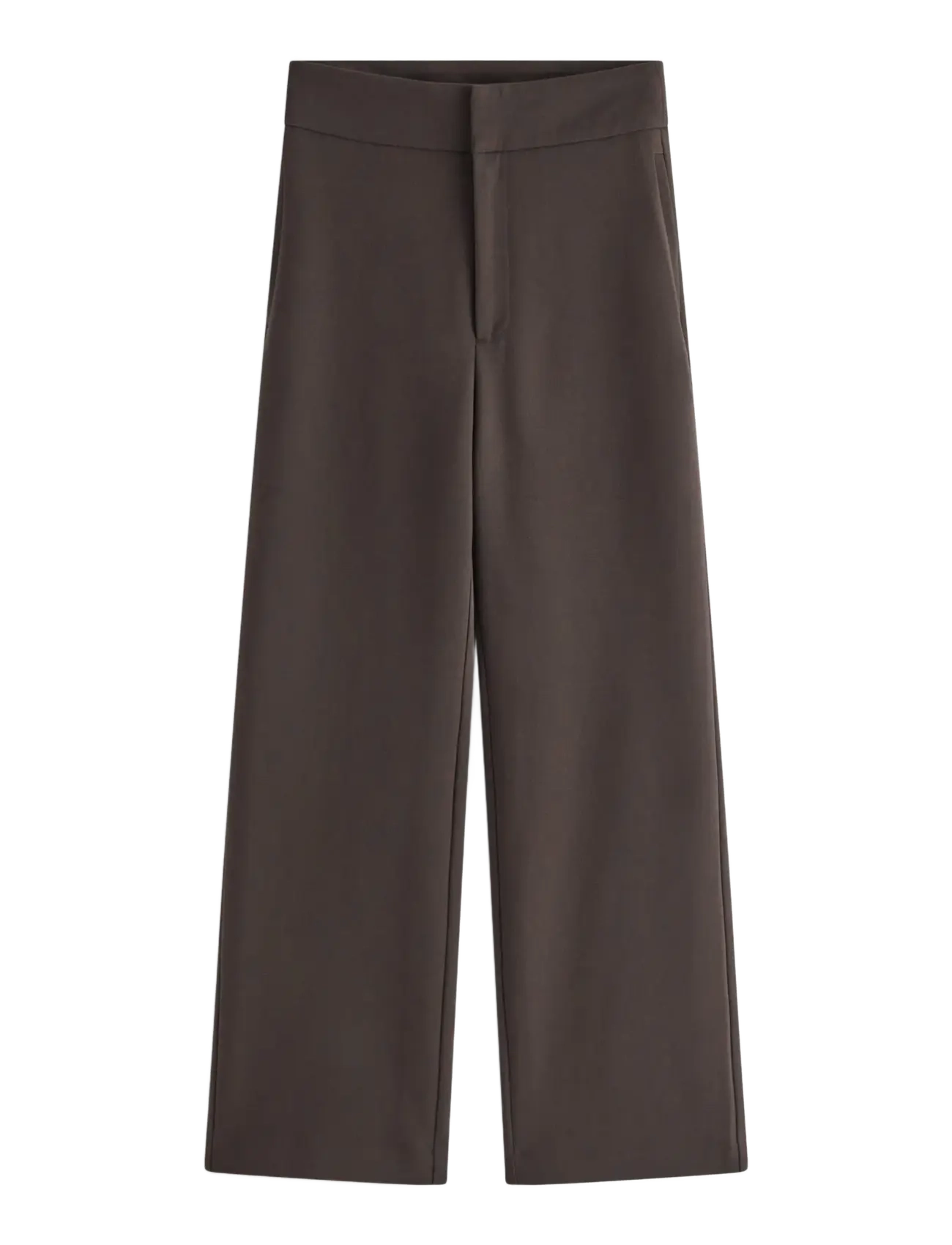 Lindex - Lykke wide trousers - dark brown - 1