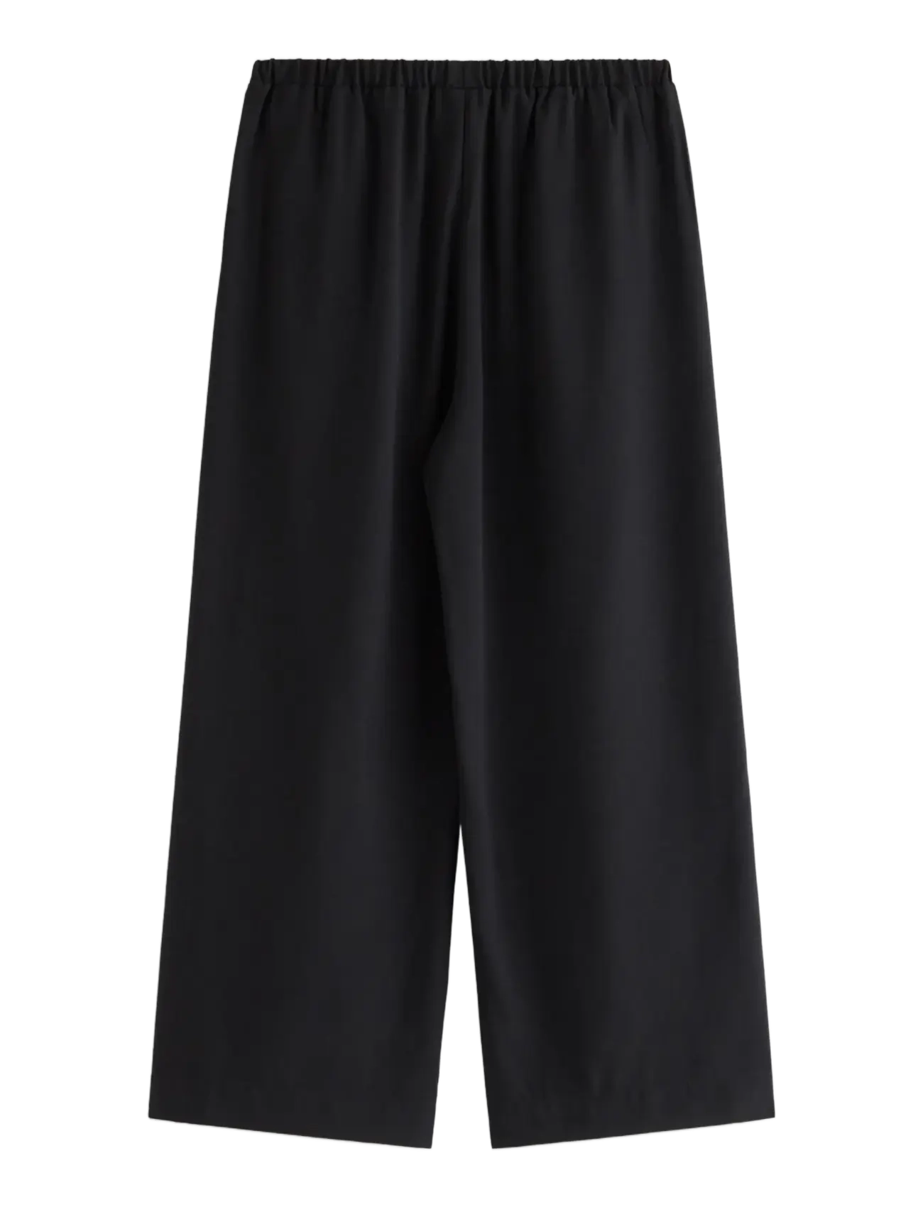 Lindex - STRAIGHT Bella cropped trousers - raka byxor - black - 2