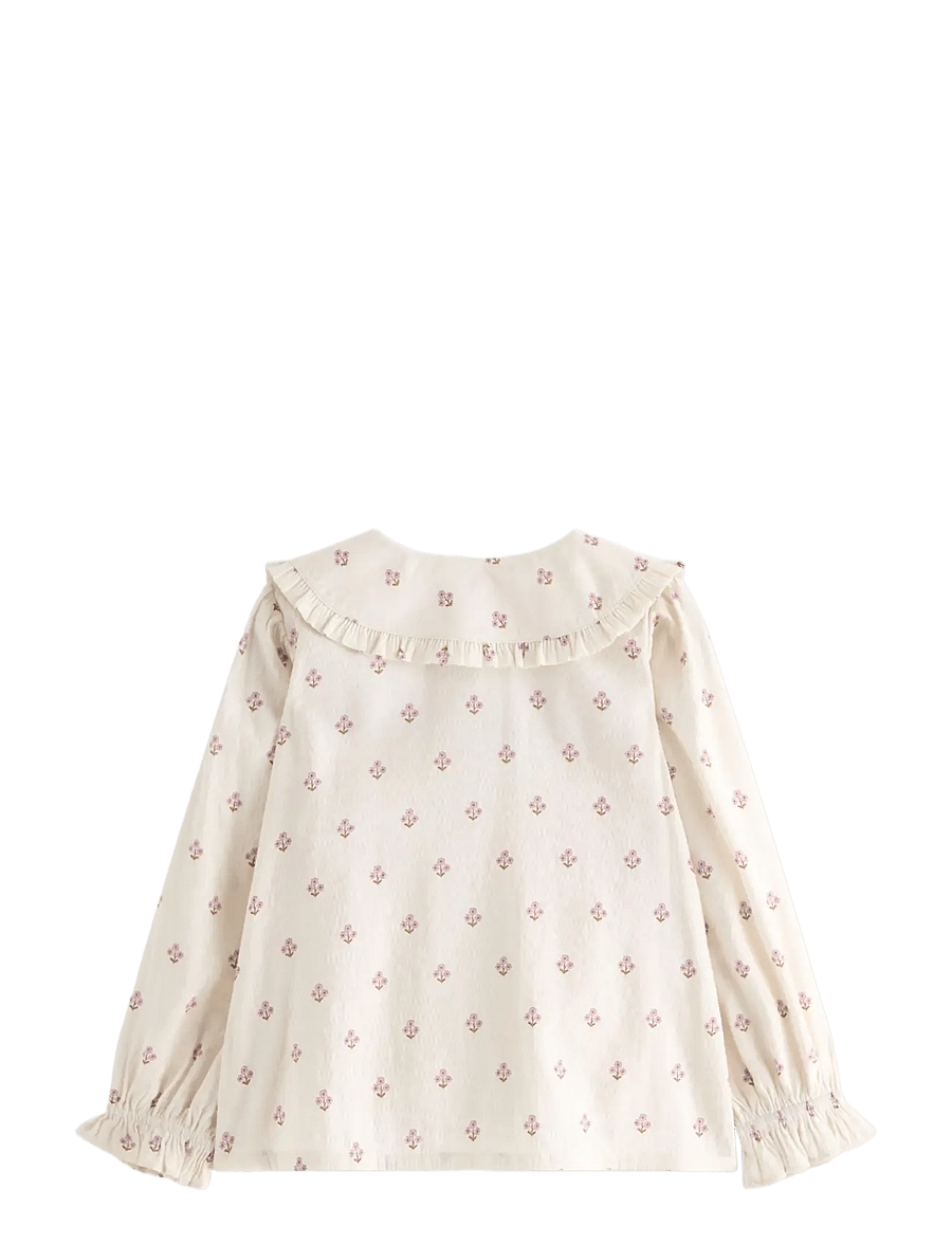 Lindex - Blouse with collar - blusen & tuniken - dusty white - 1