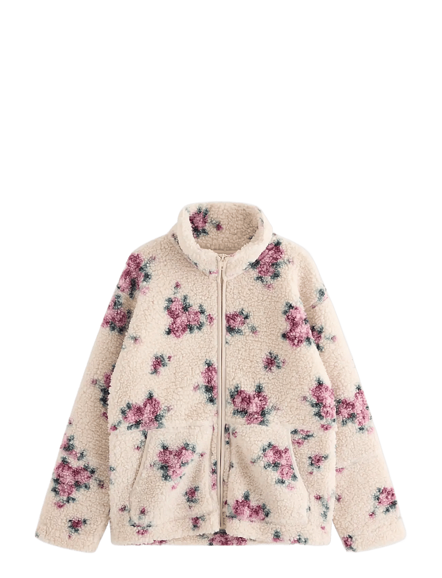 Lindex - Pile jacket - fleecejacken - light beige - 1