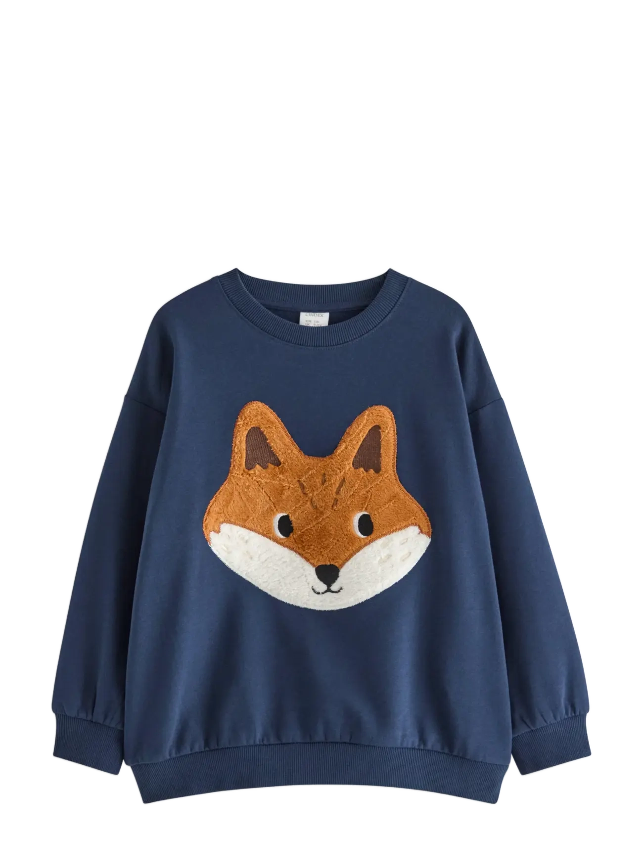 Lindex Sweatshirt with brushed inside - Tøj - DARK BLUE / navy