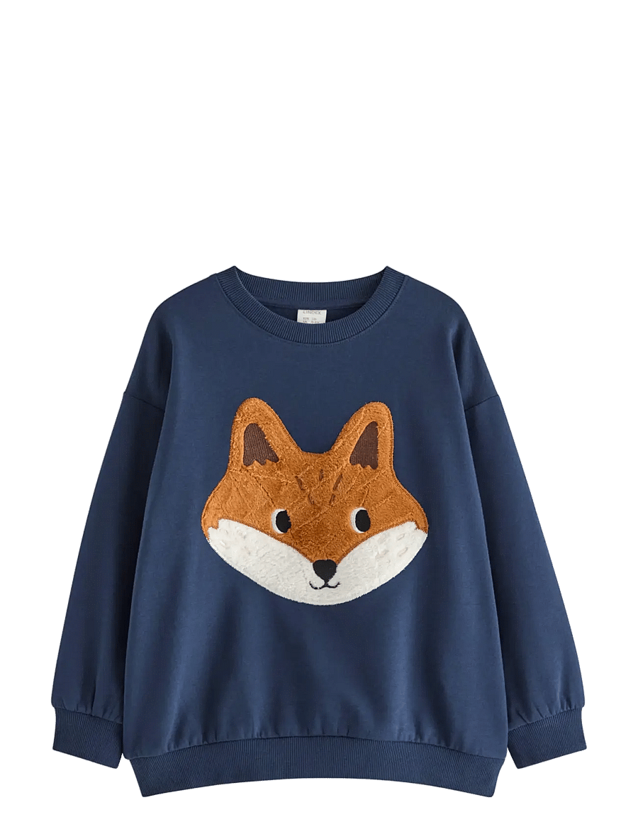 Lindex - Sweatshirt with brushed inside - sweatshirts - dark blue - 0