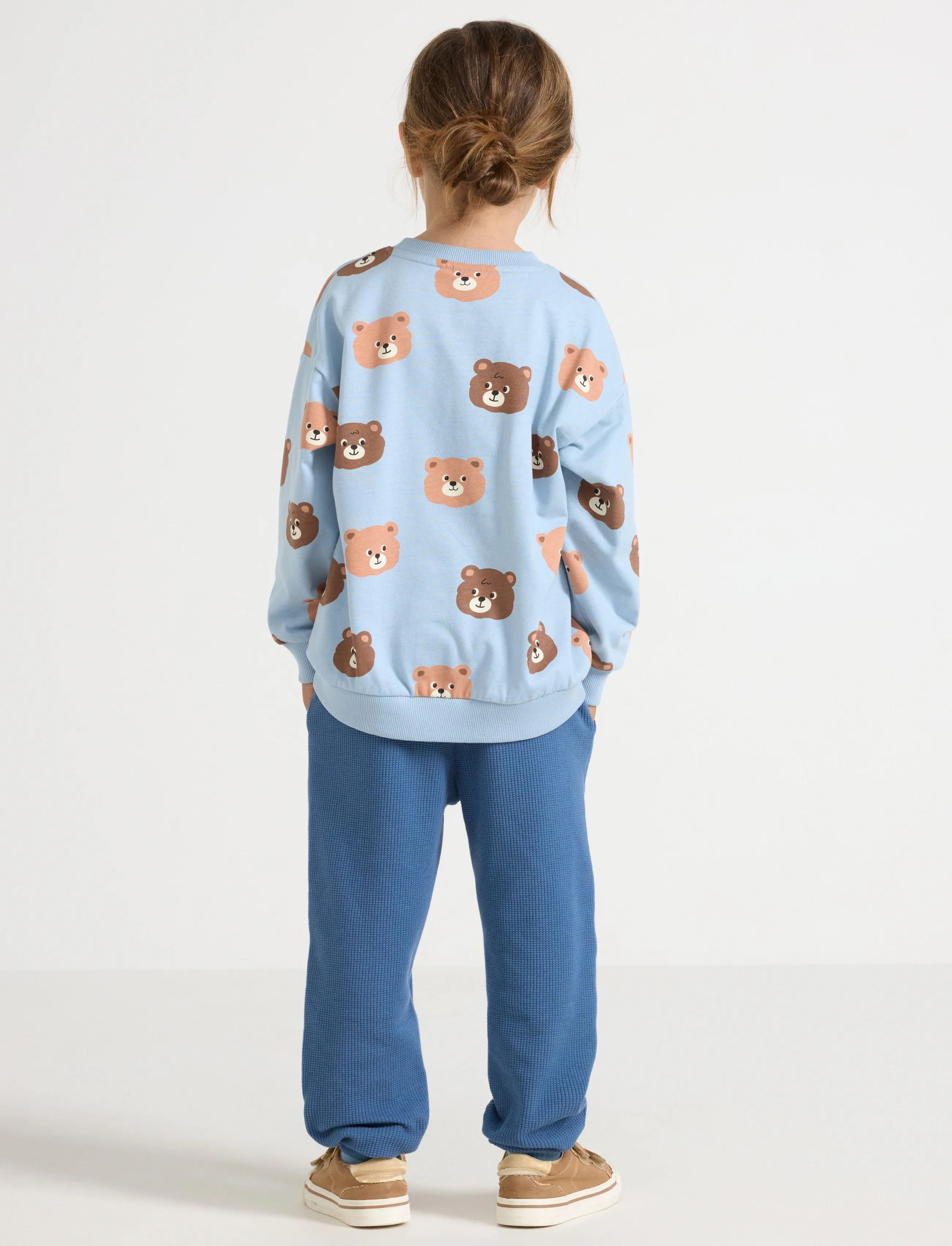 Lindex - Waffled joggers - light dusty blue - 3