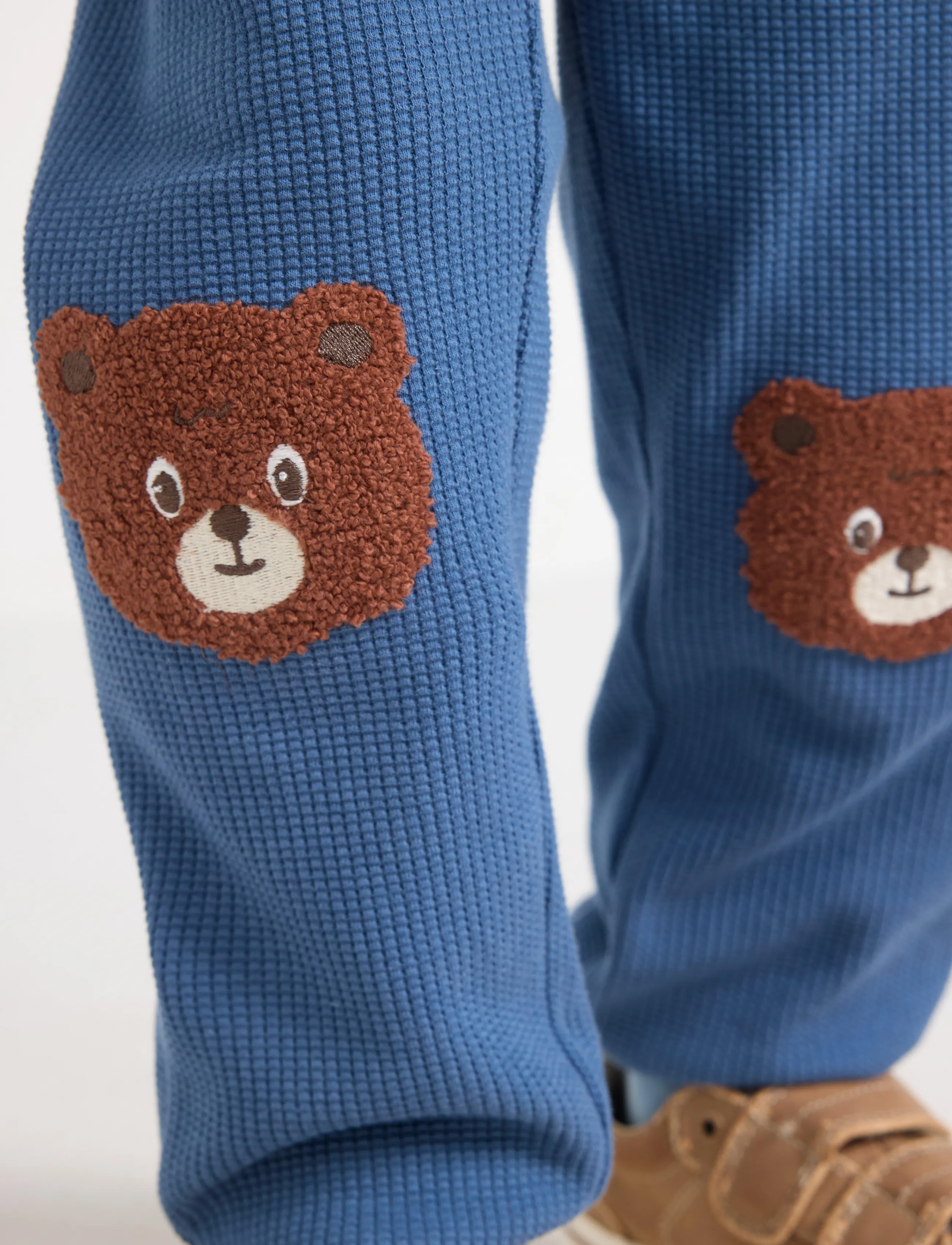 Lindex - Waffled joggers - light dusty blue - 4