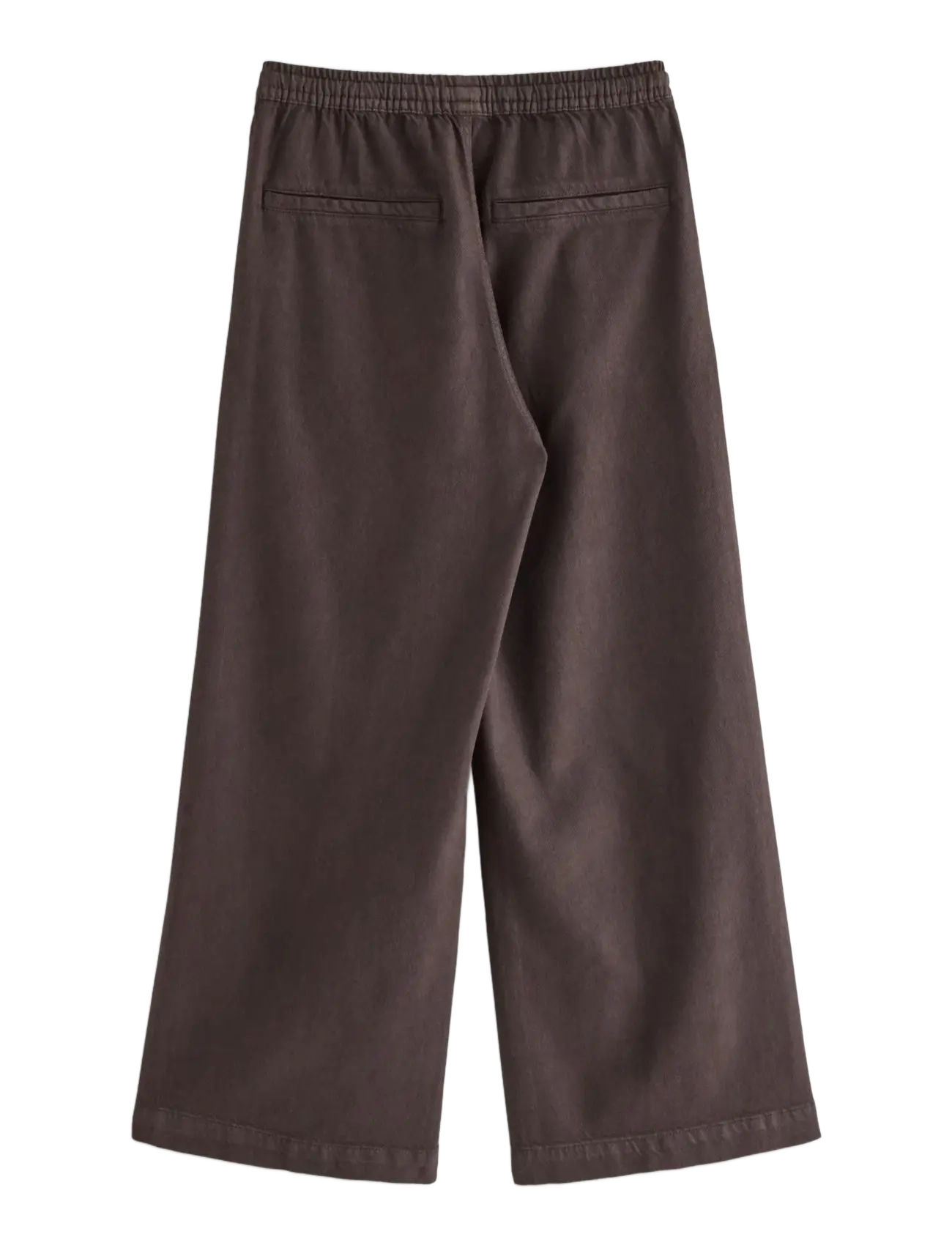 Lindex - Wide trousers - spodnie szerokie - dark brown - 1