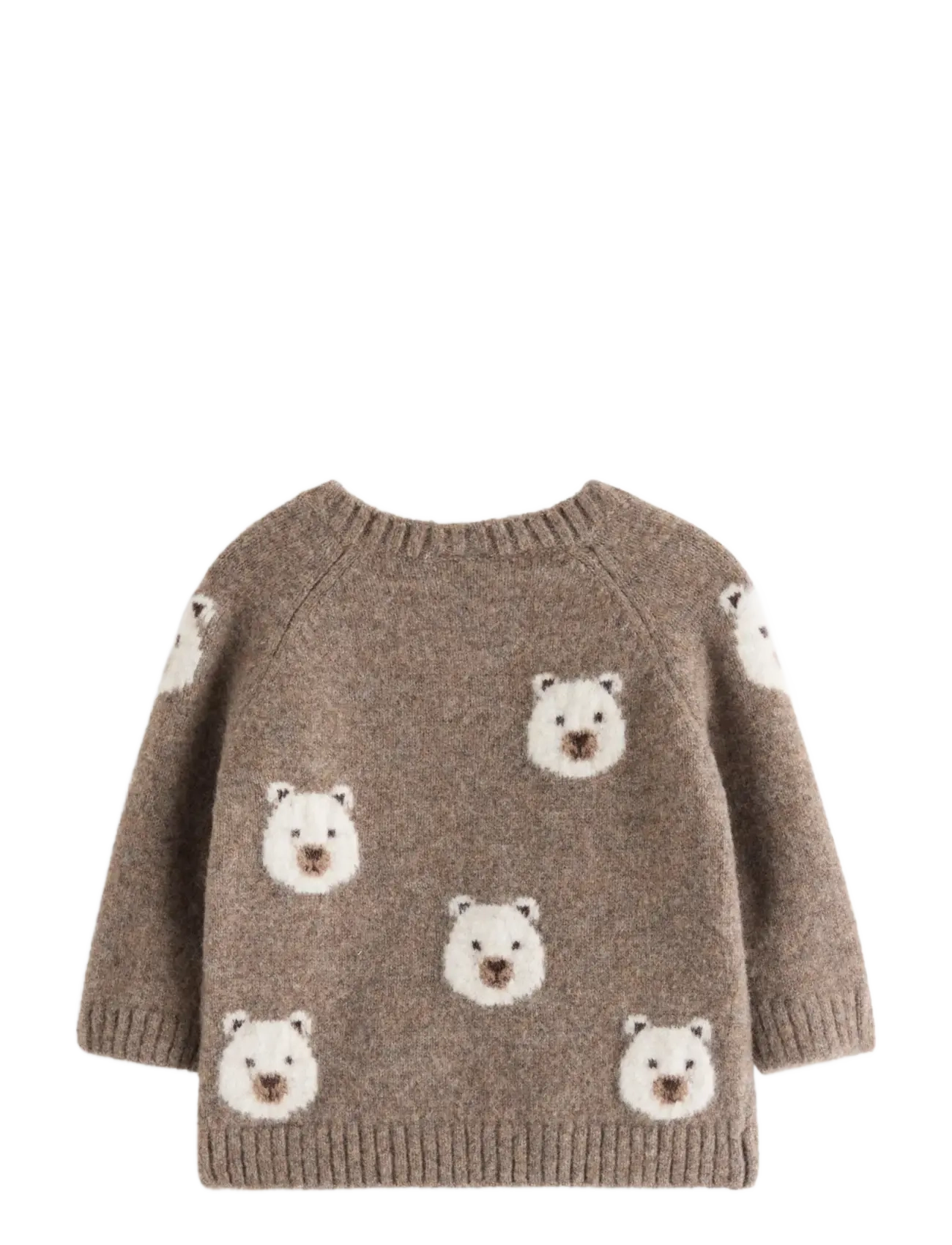 Lindex - Knitted jumper - brown melange - 1