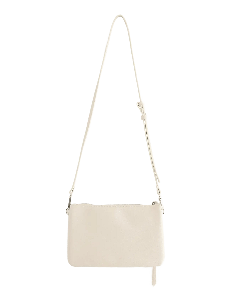 Lindex - Shoulder bag in imitation leather - mode trends - light beige - 1