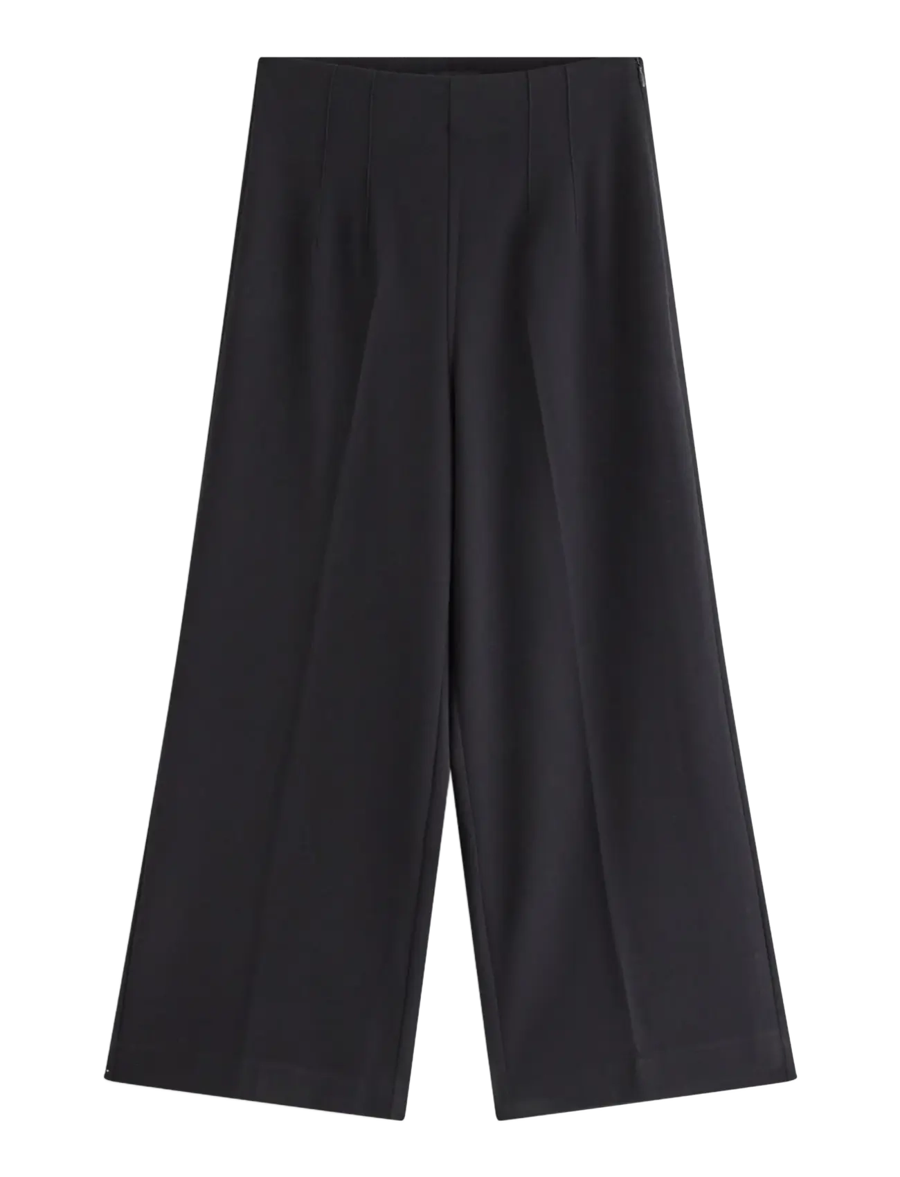 Lindex - Lykke wide cropped trousers - black - 1