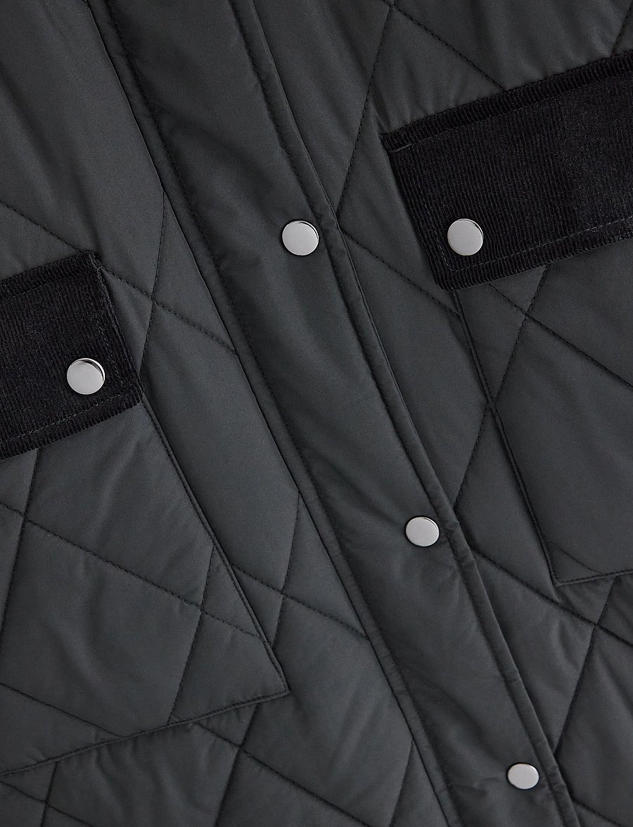 Lindex - Quilted coat - black - 5