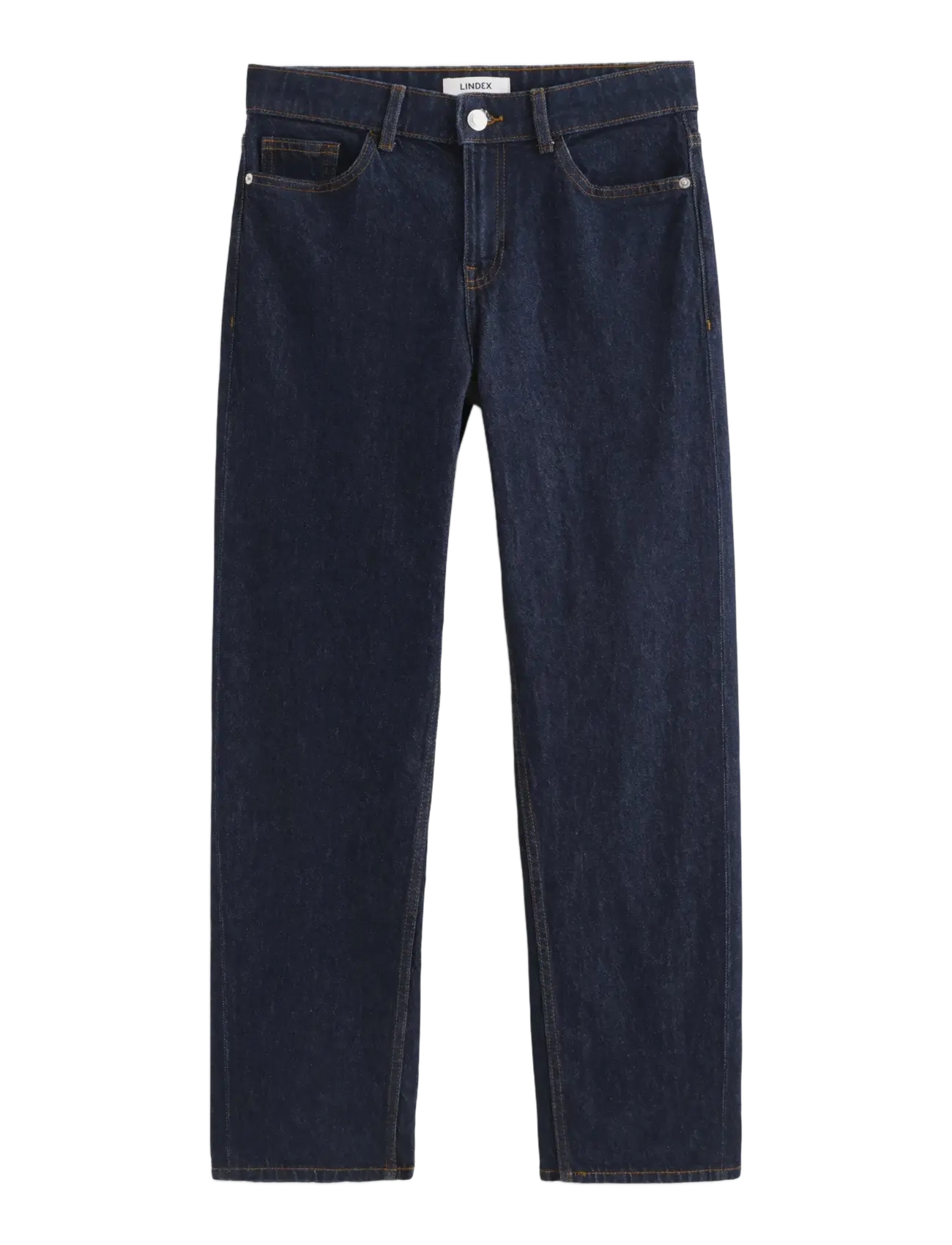 Lindex - STRAIGHT Nea cropped jeans with light stretch - dark denim - 1