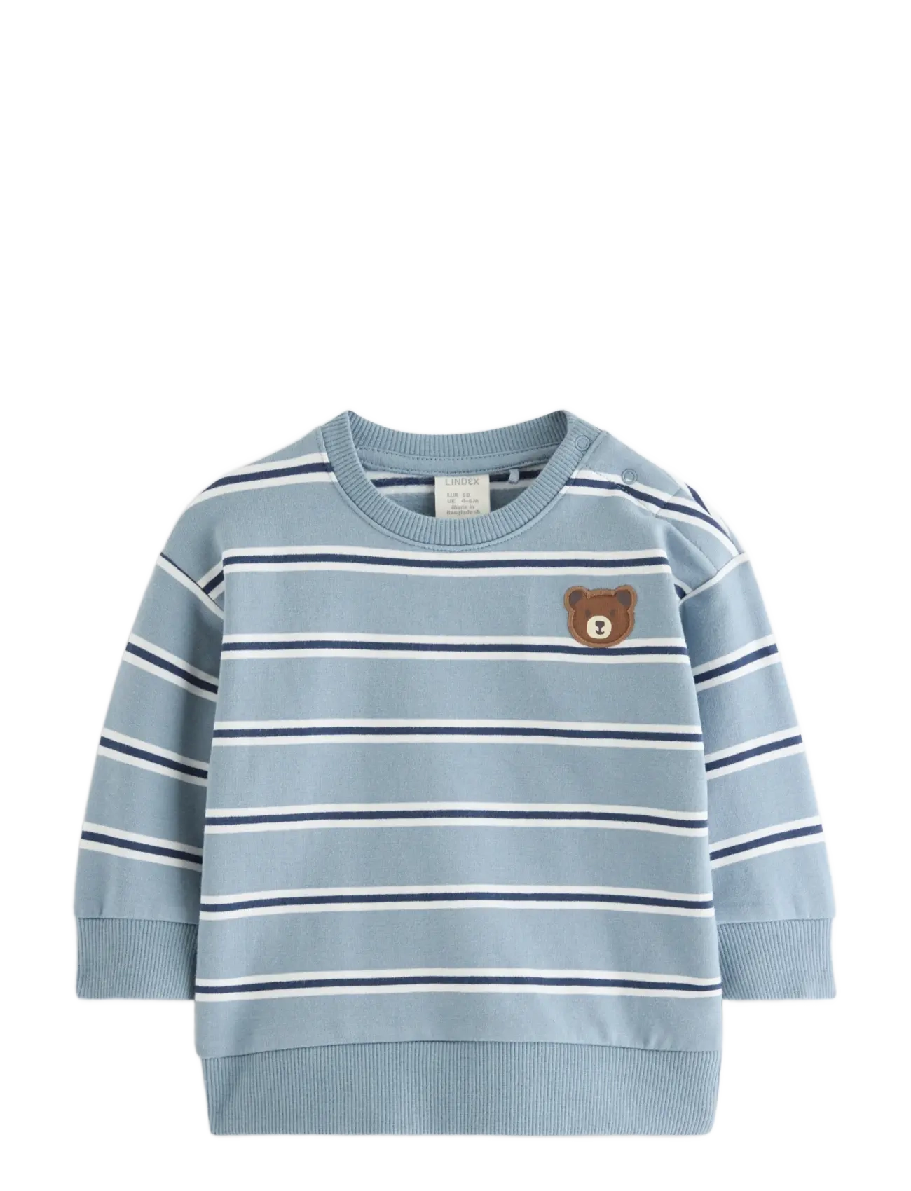 Lindex Sweatshirt with brushed inside - Sweatshirts - LT DUSTY BLUE / blue